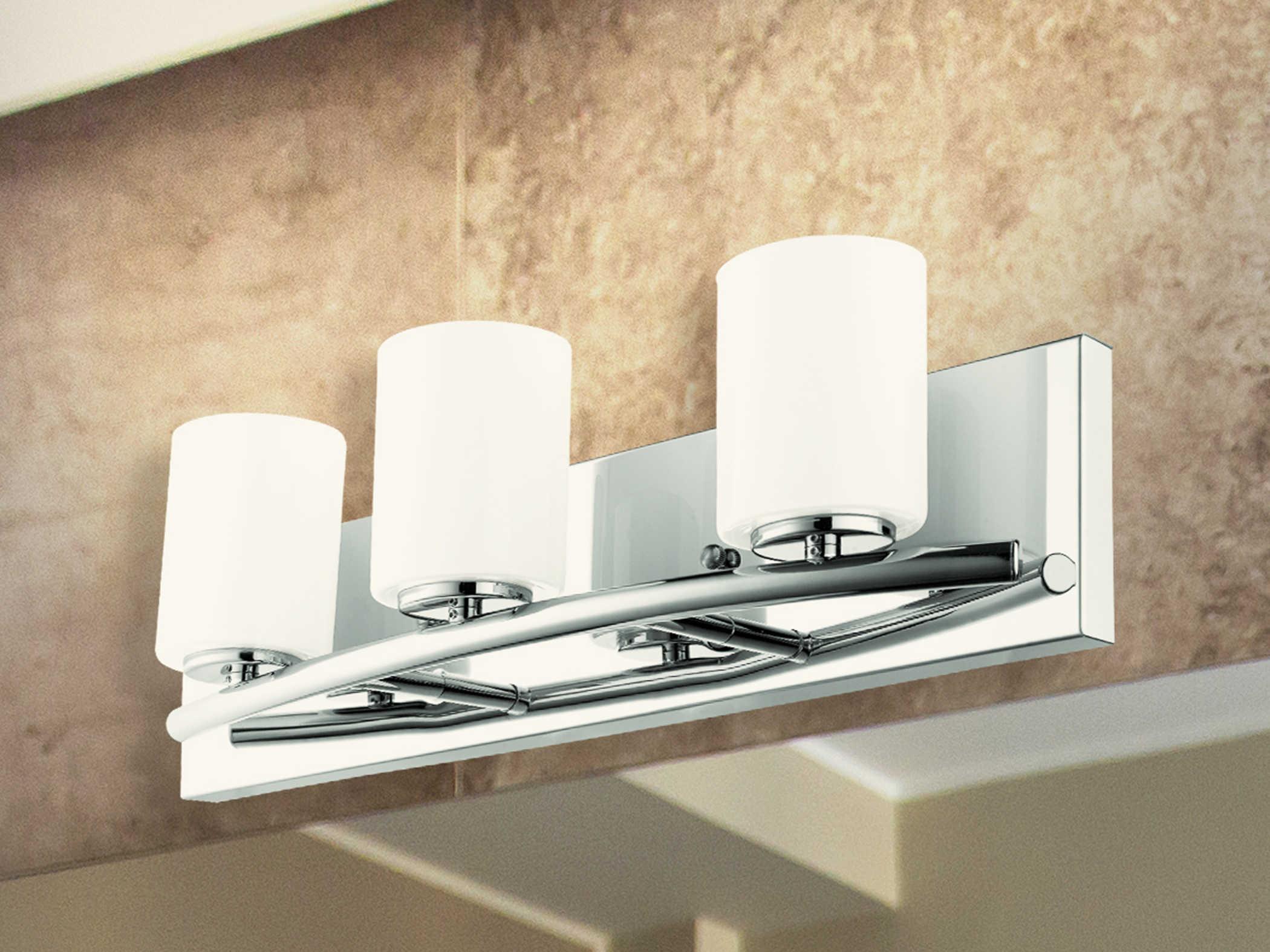 Eglo Abete 3-Light Chrome Vanity Light