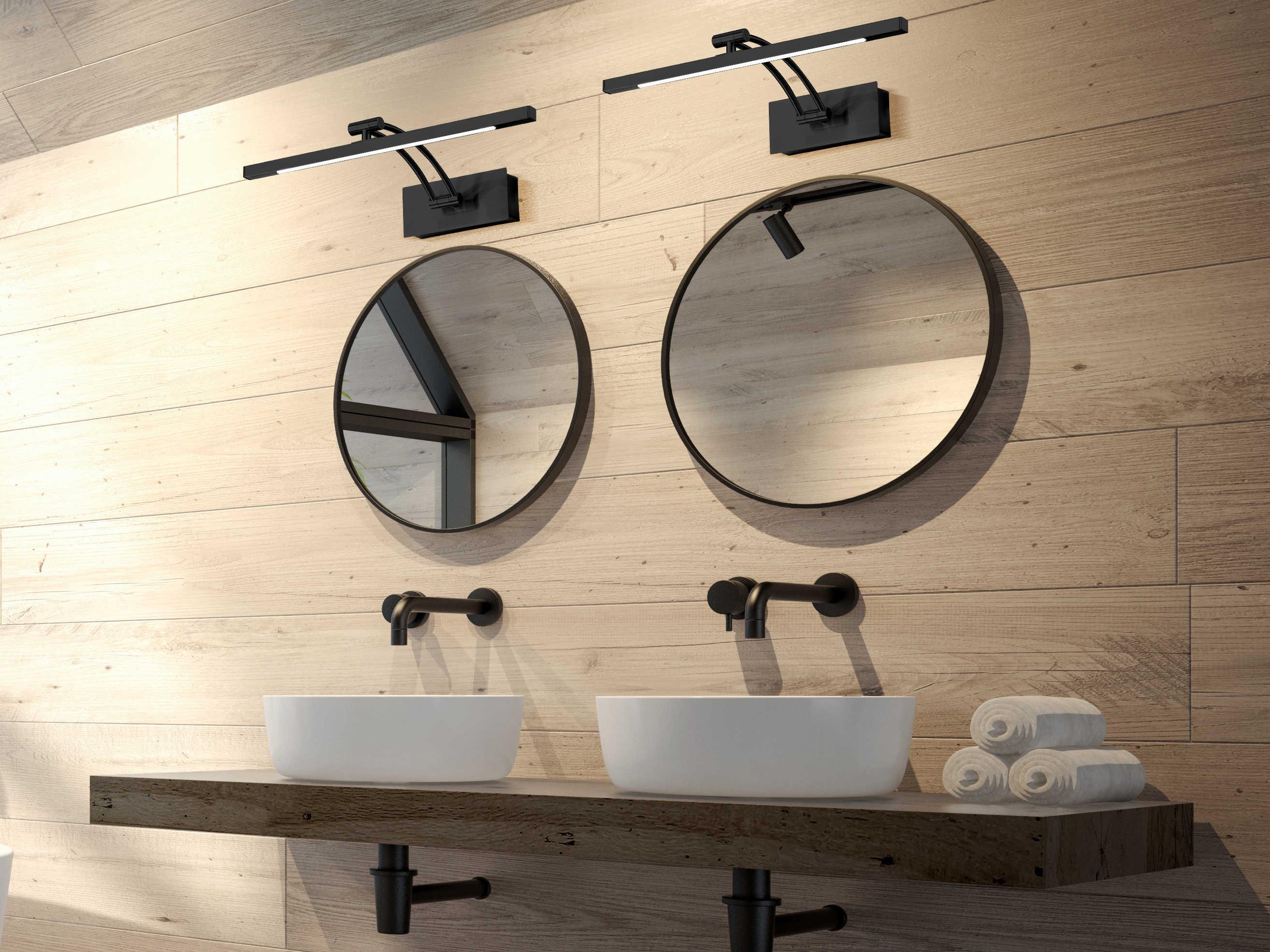 Eglo Doreen 2-Light Matte Black Picture Light