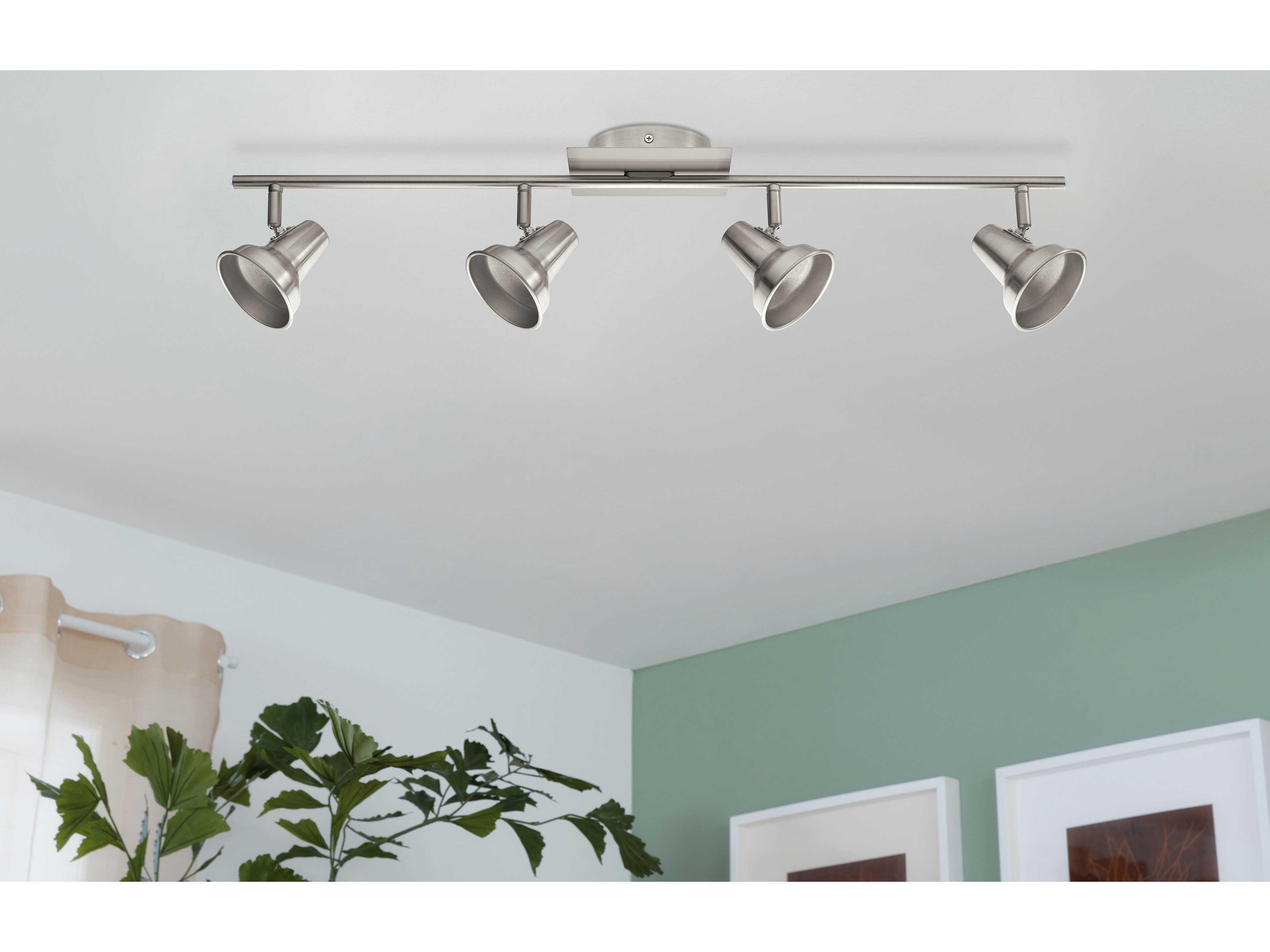 Eglo Filipina 4-Light Matte Nickel Track & Rail Light