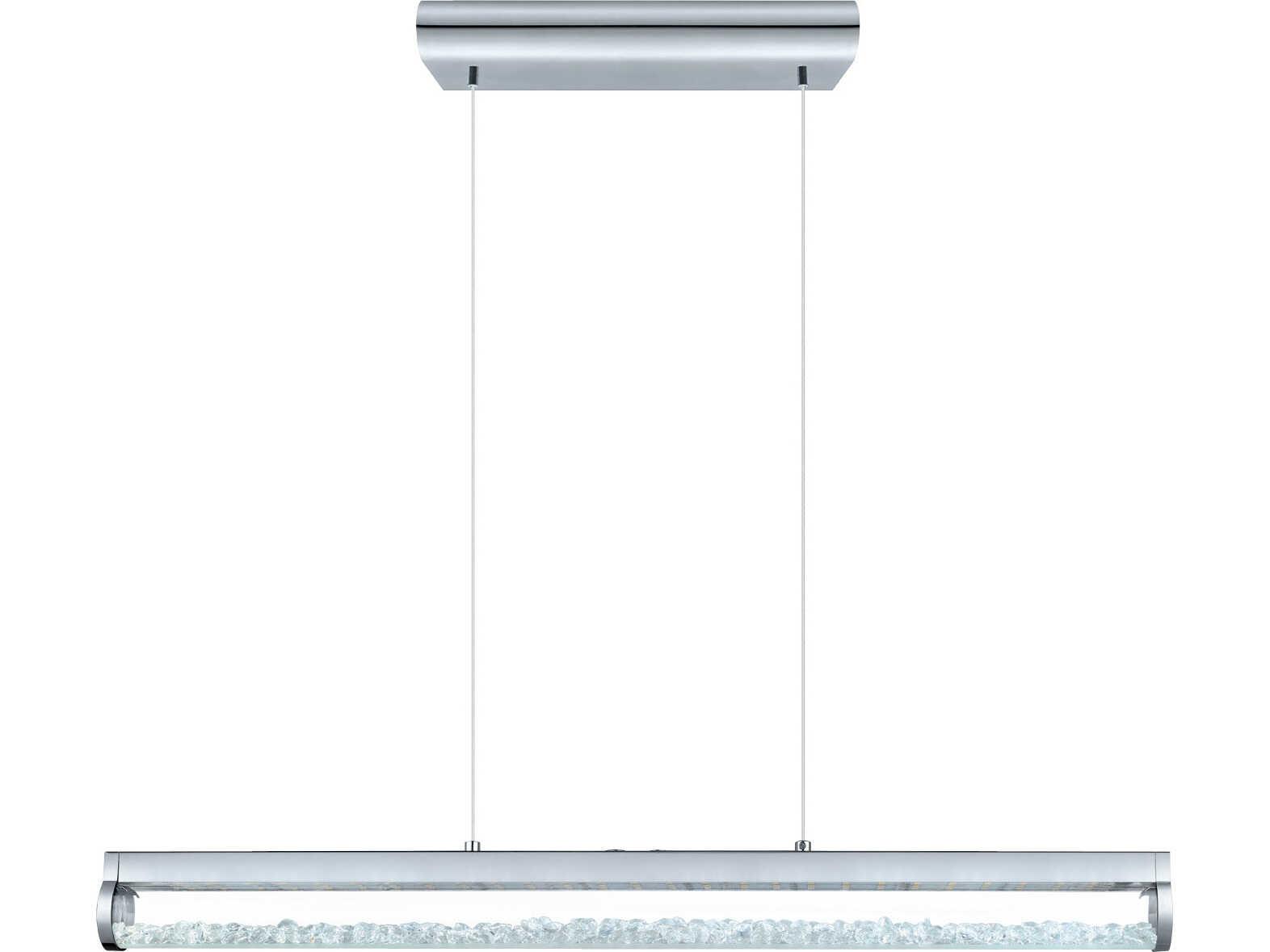 Eglo Trevelo 1-Light Chrome Linear Island Pendant