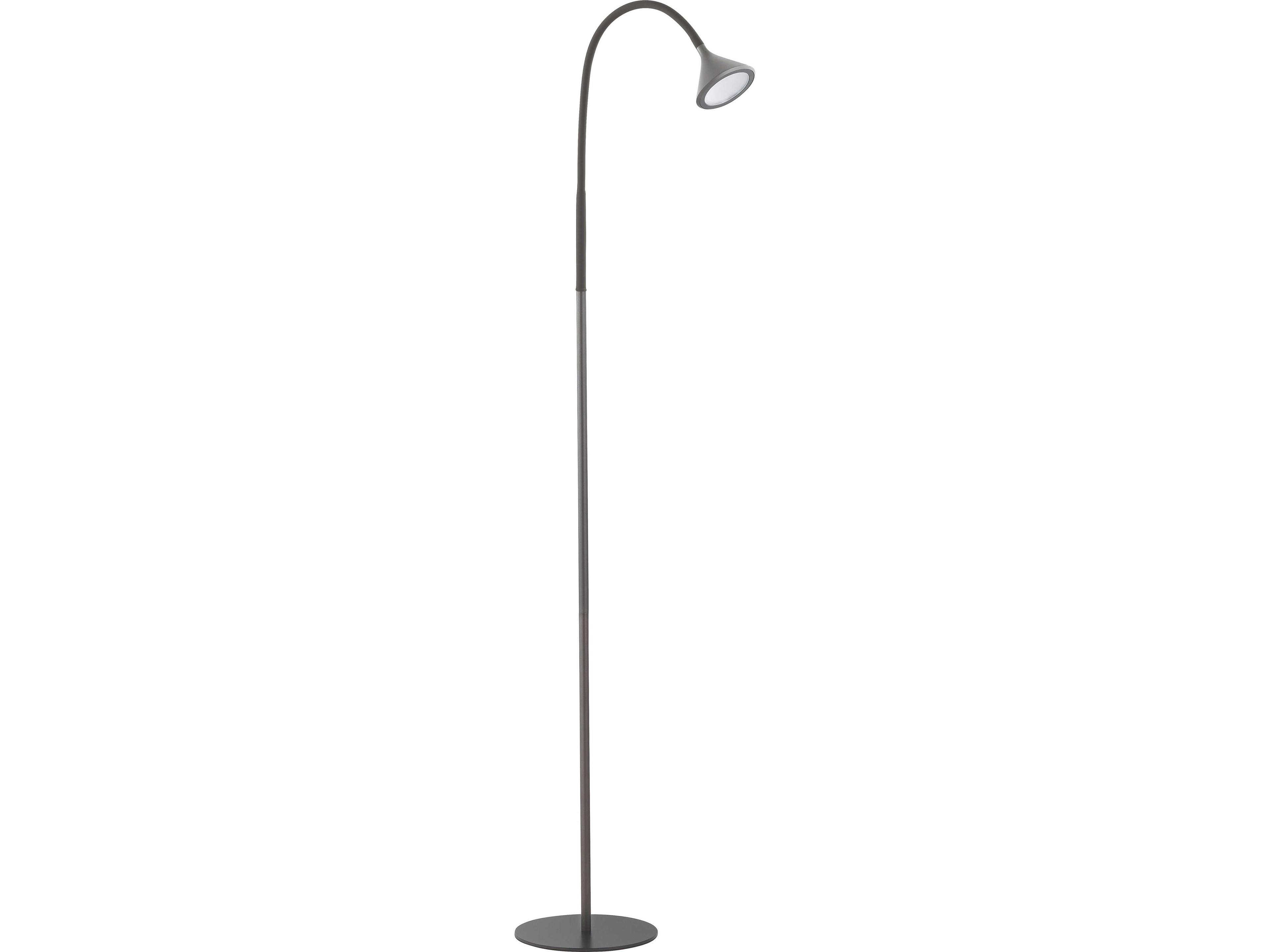 Eglo Ormond Metallic Grey Metal Floor Lamp
