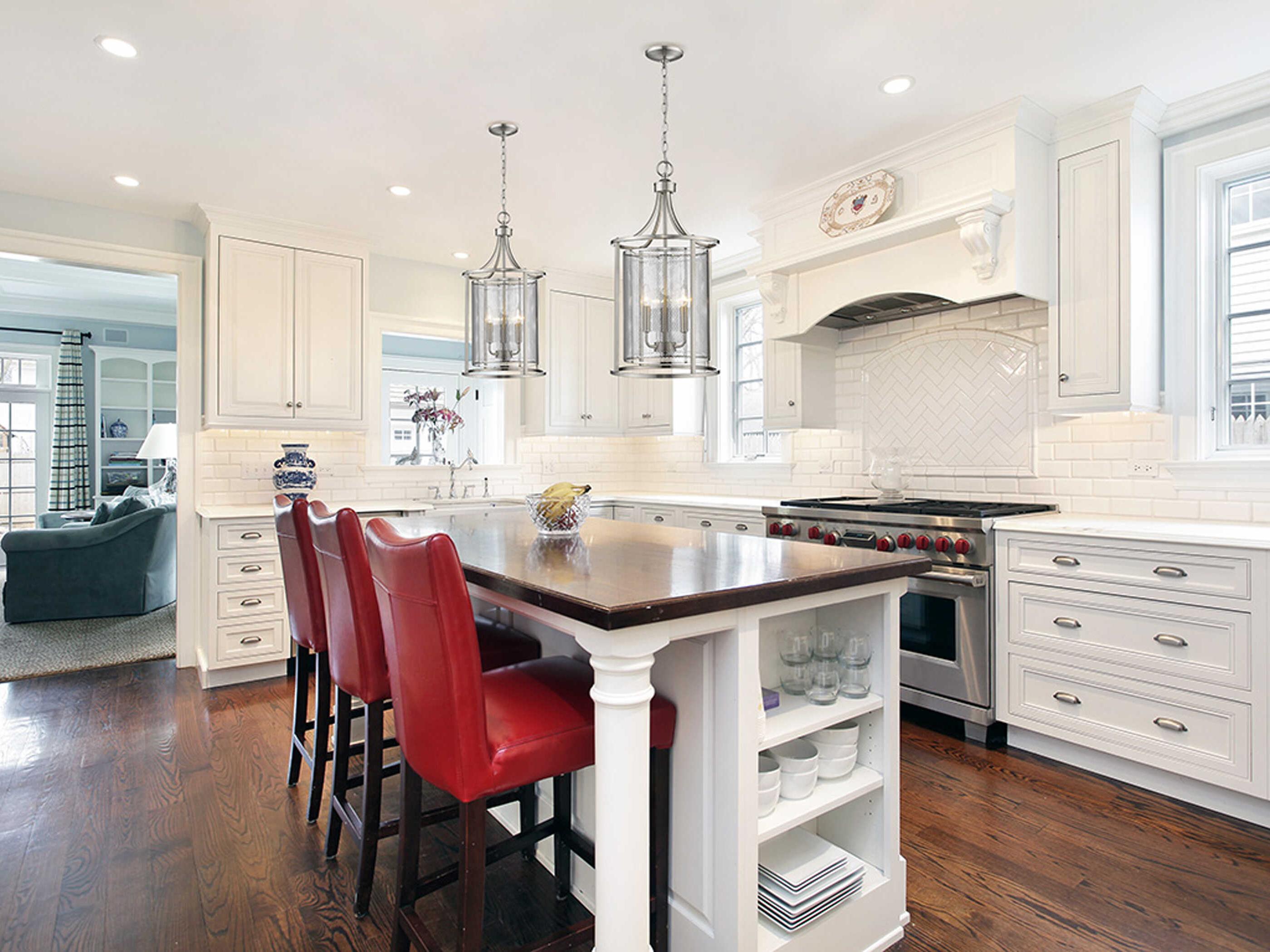 Eglo Verona 3-Light Brushed Nickel Cylinder Pendant