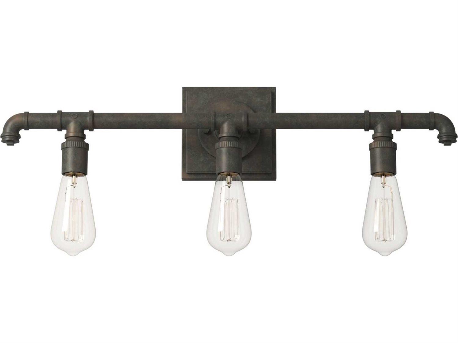 Eglo Wymer 3-Light Matte Bronze Vanity Light