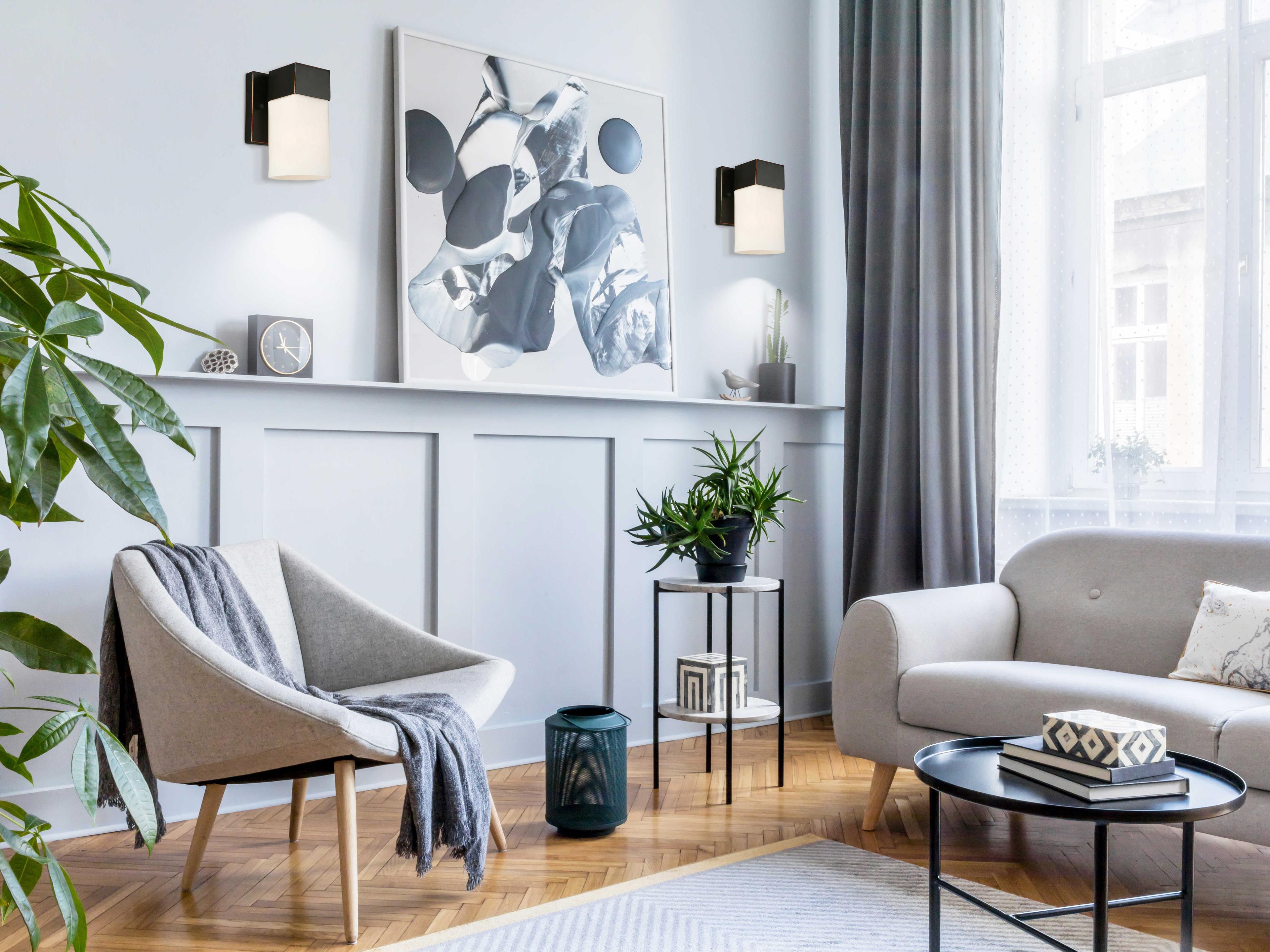 Eglo Ciara Springs 1-Light Oil Rubbed Bronze Wall Sconce