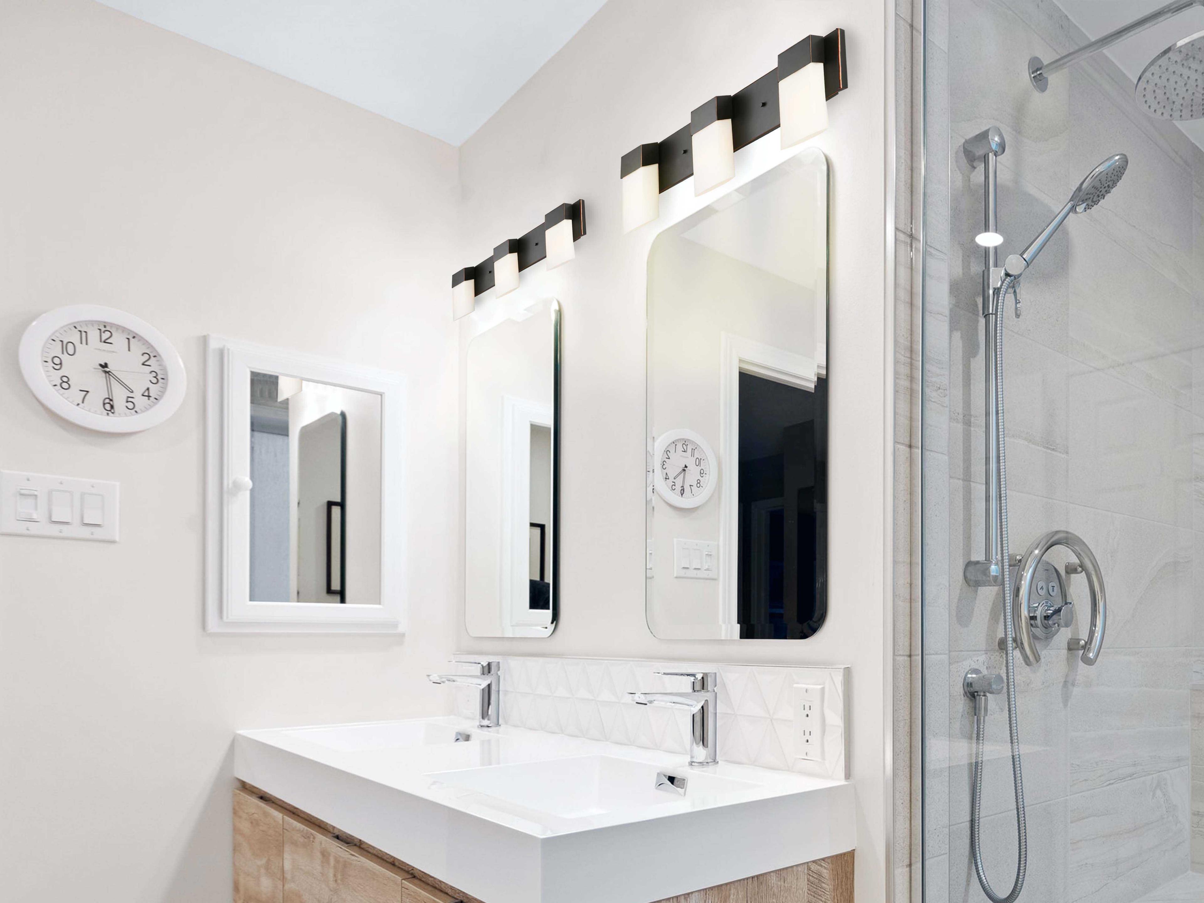 Eglo Ciara Springs 3-Light Oil Rubbed Bronze Vanity Light