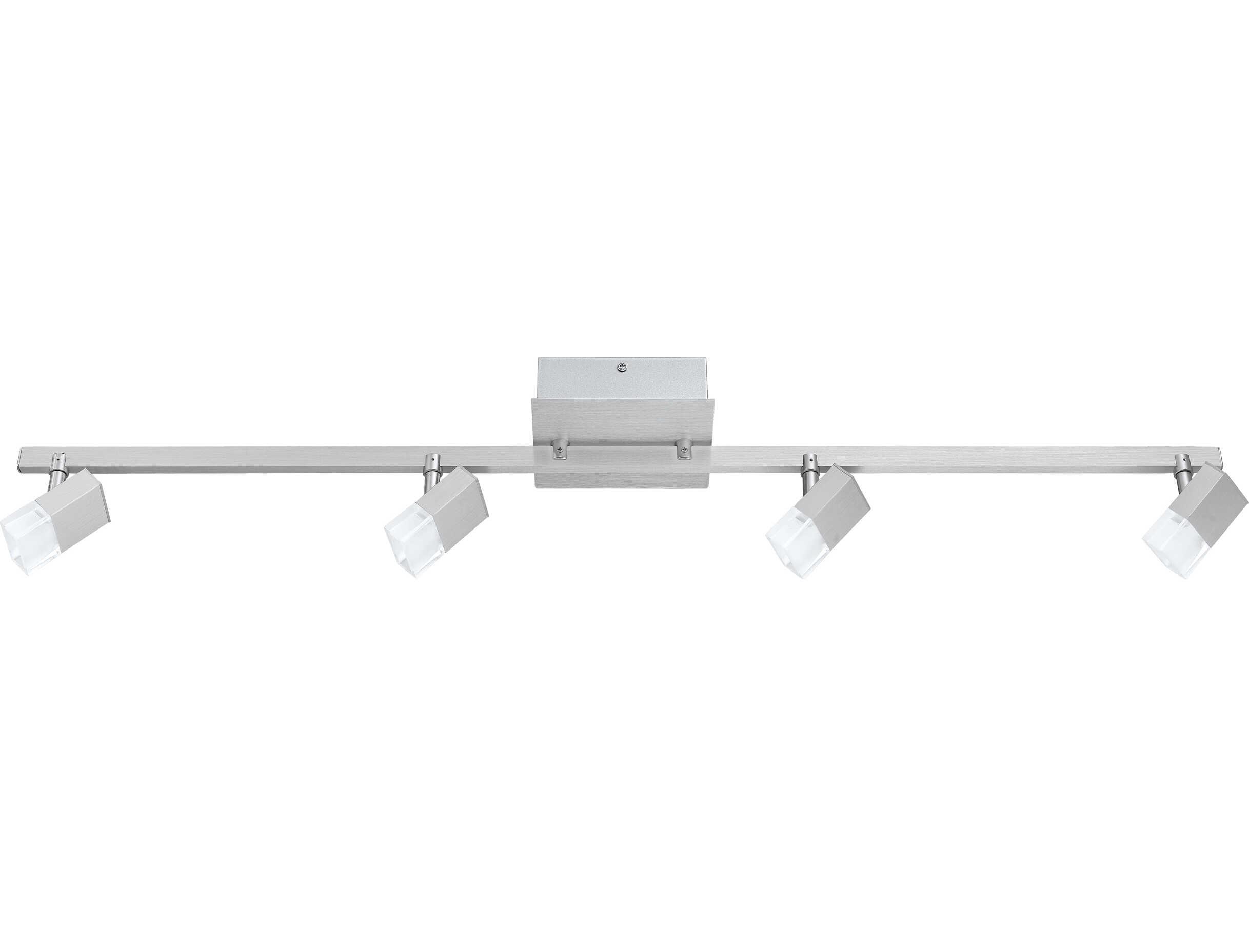Eglo Straya 4-Light Brushed Aluminum Steel Track & Rail Light