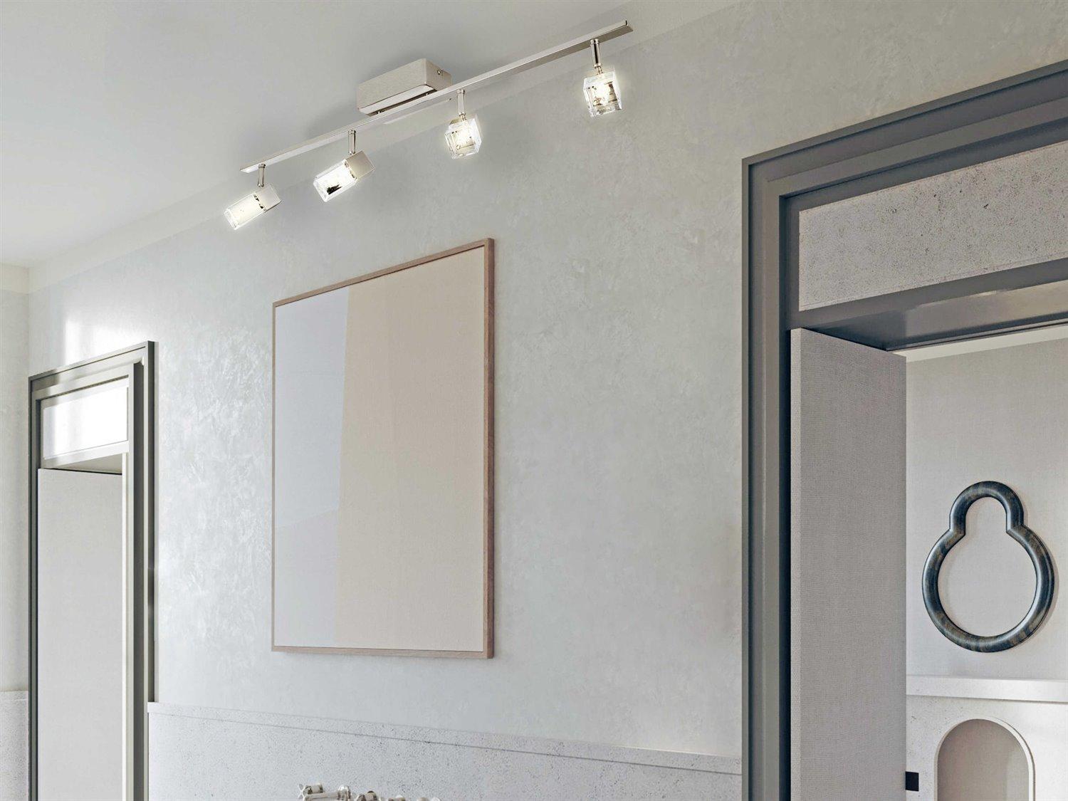 Eglo Cantil 4-Light Matte Nickel Linear Track & Rail Light