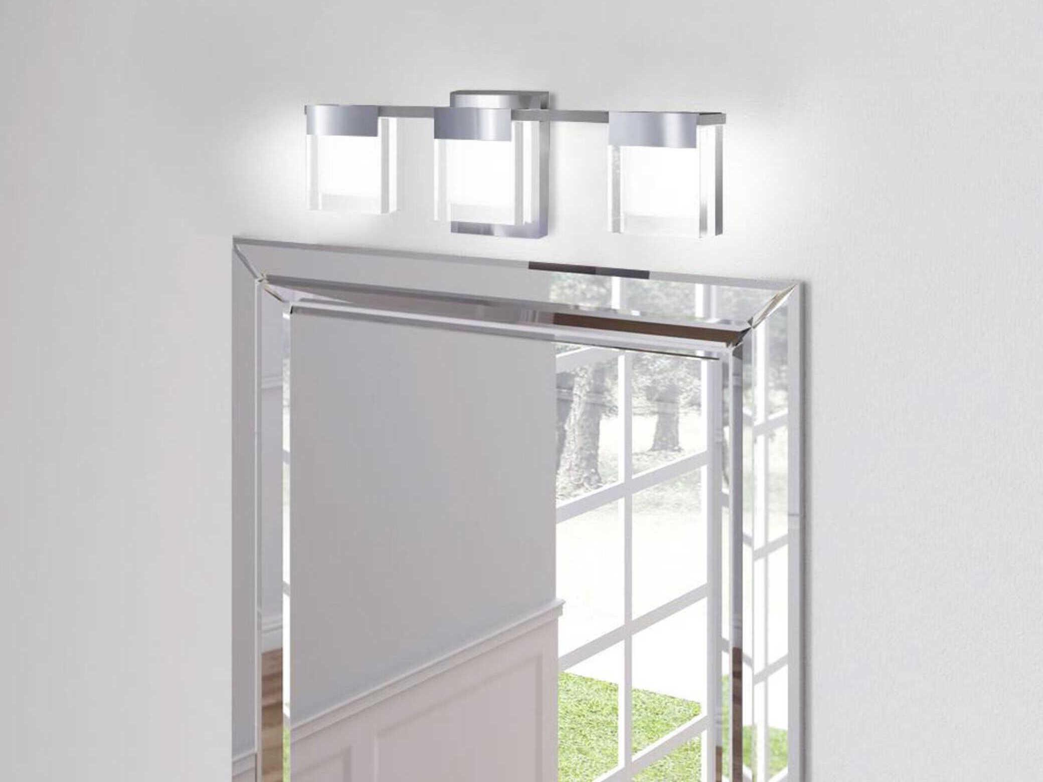 Eglo Vicino 3-Light Chrome Vanity Light