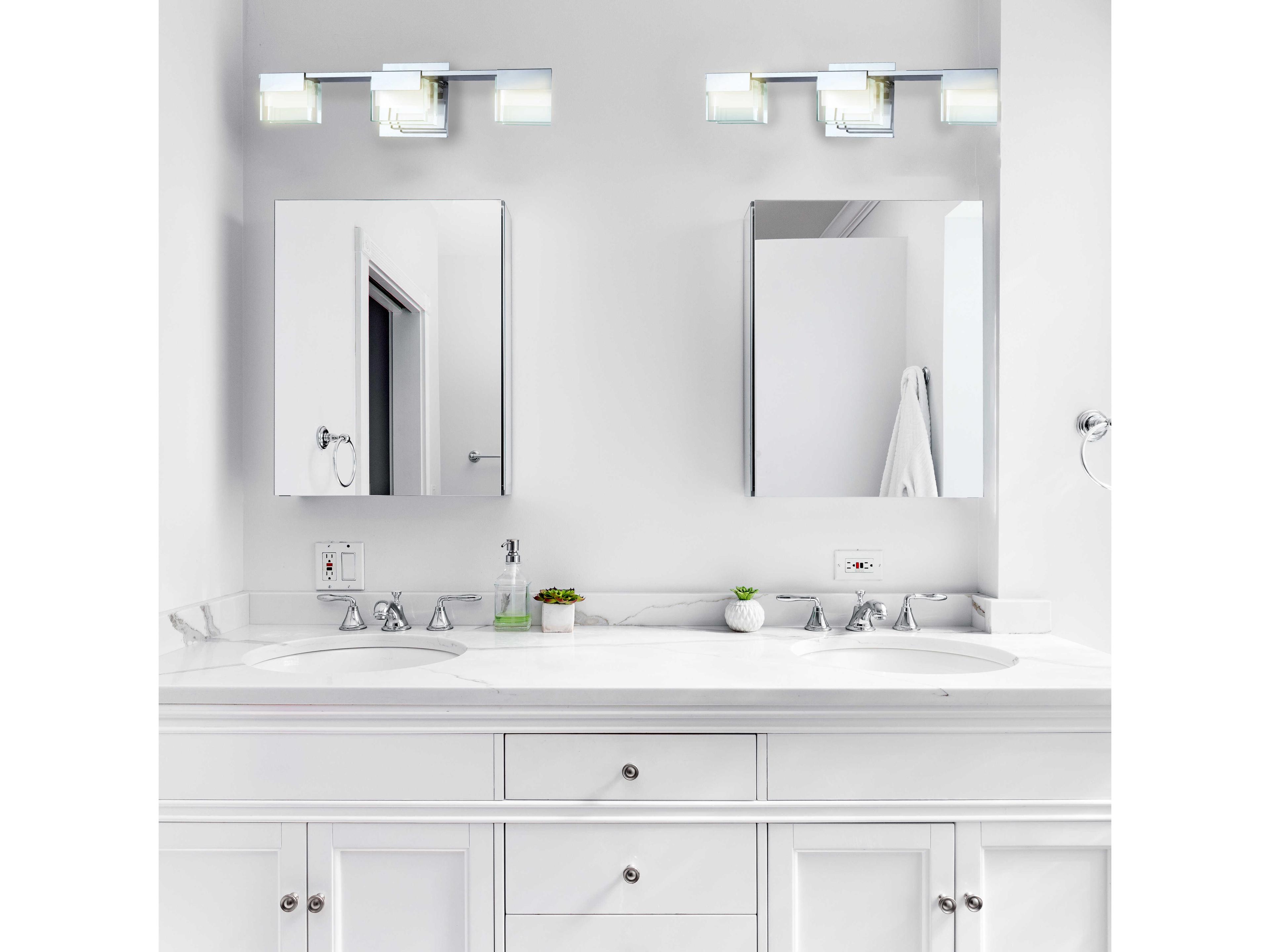 Eglo Vicino 3-Light Chrome Vanity Light
