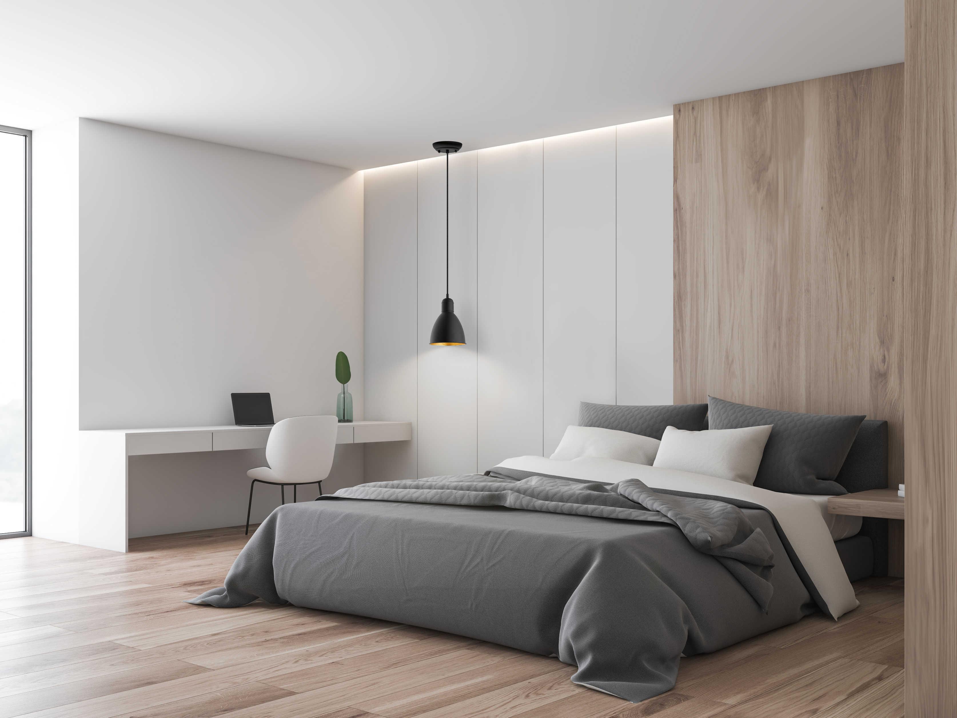 Eglo Priddy 1-Light Black Gold Bell Mini Pendant