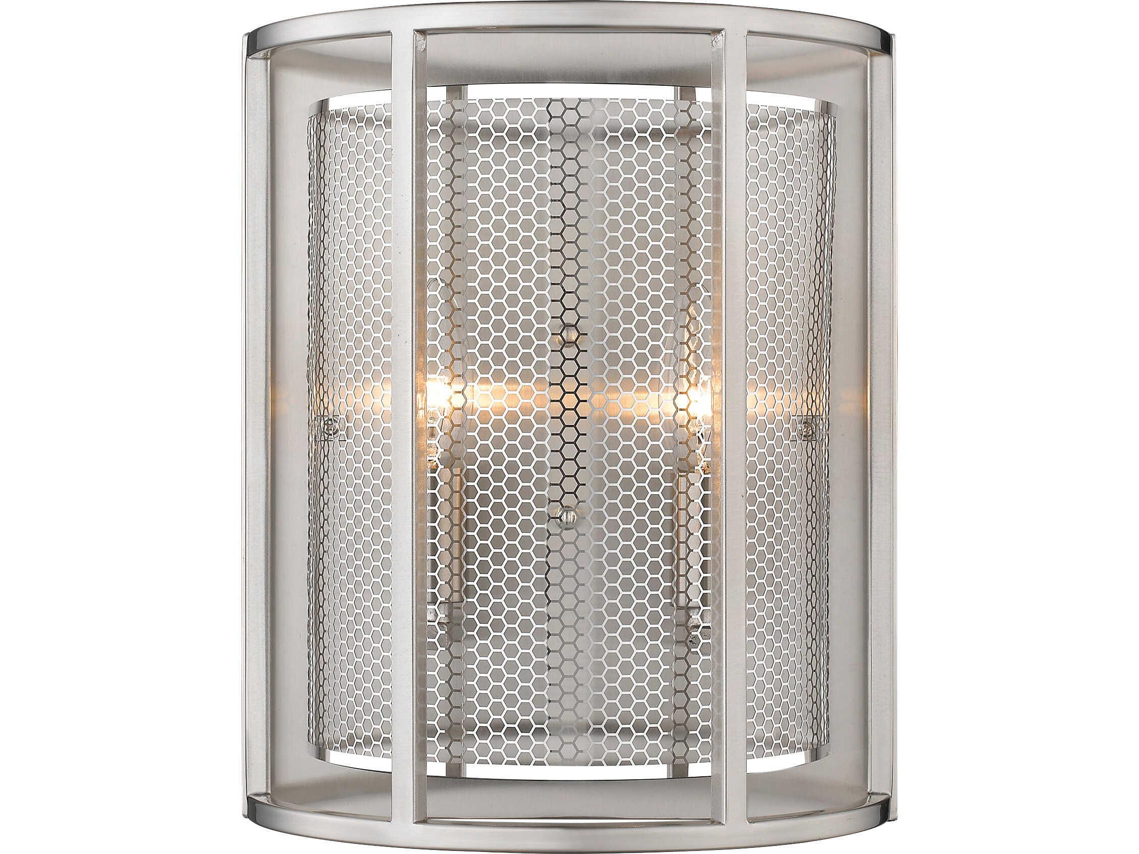 Eglo De Velde 2-Light Matte Nickel Wall Sconce
