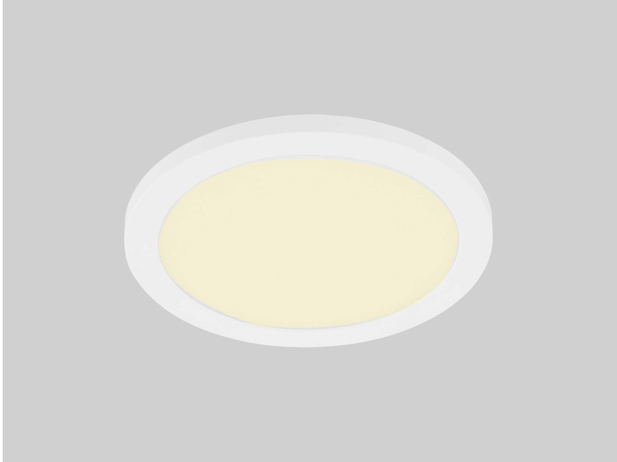 Eglo Trago 1-Light White Round Flush Mount