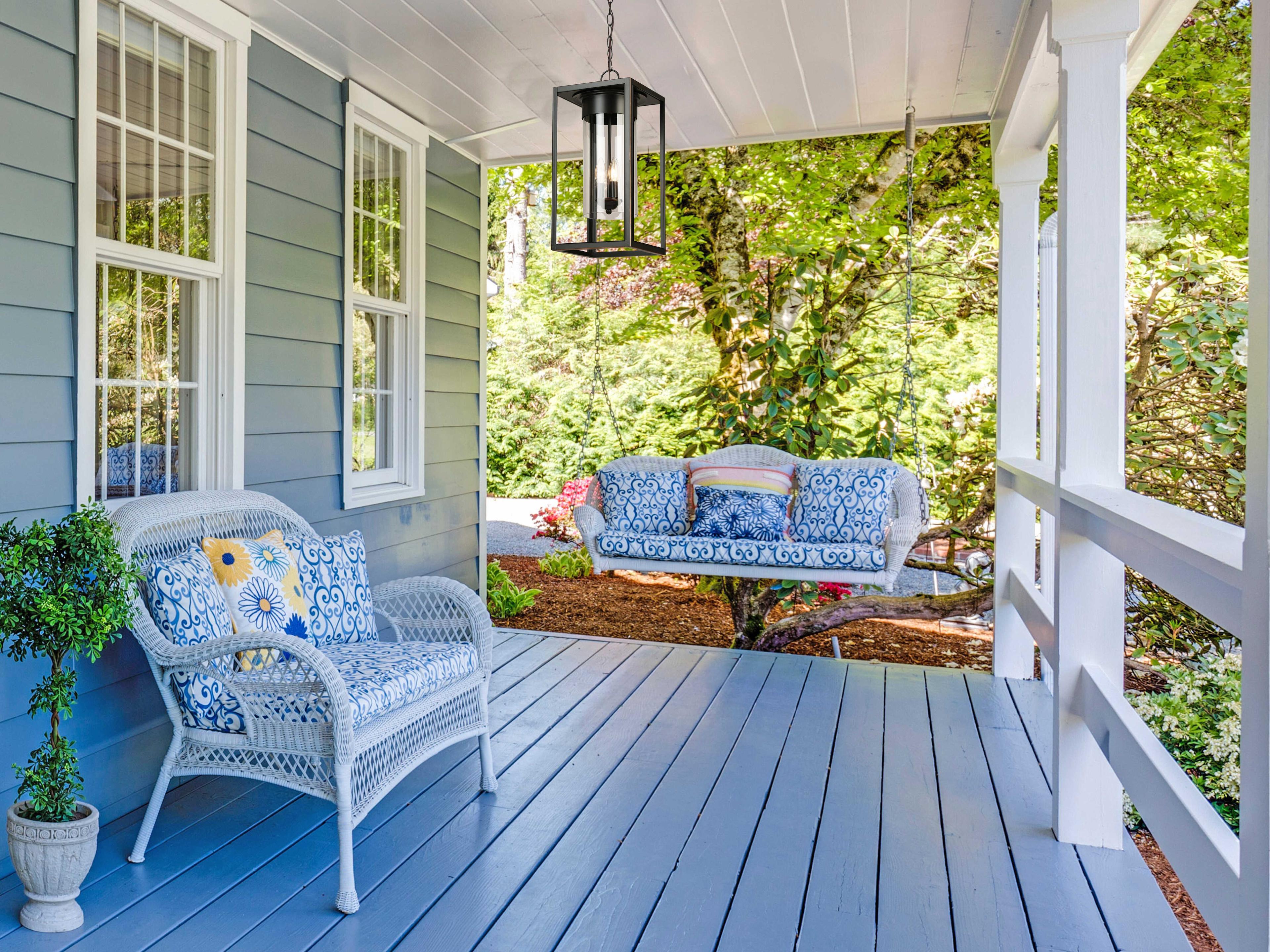 Eglo Walker Hill 3-Light Outdoor Hanging Light