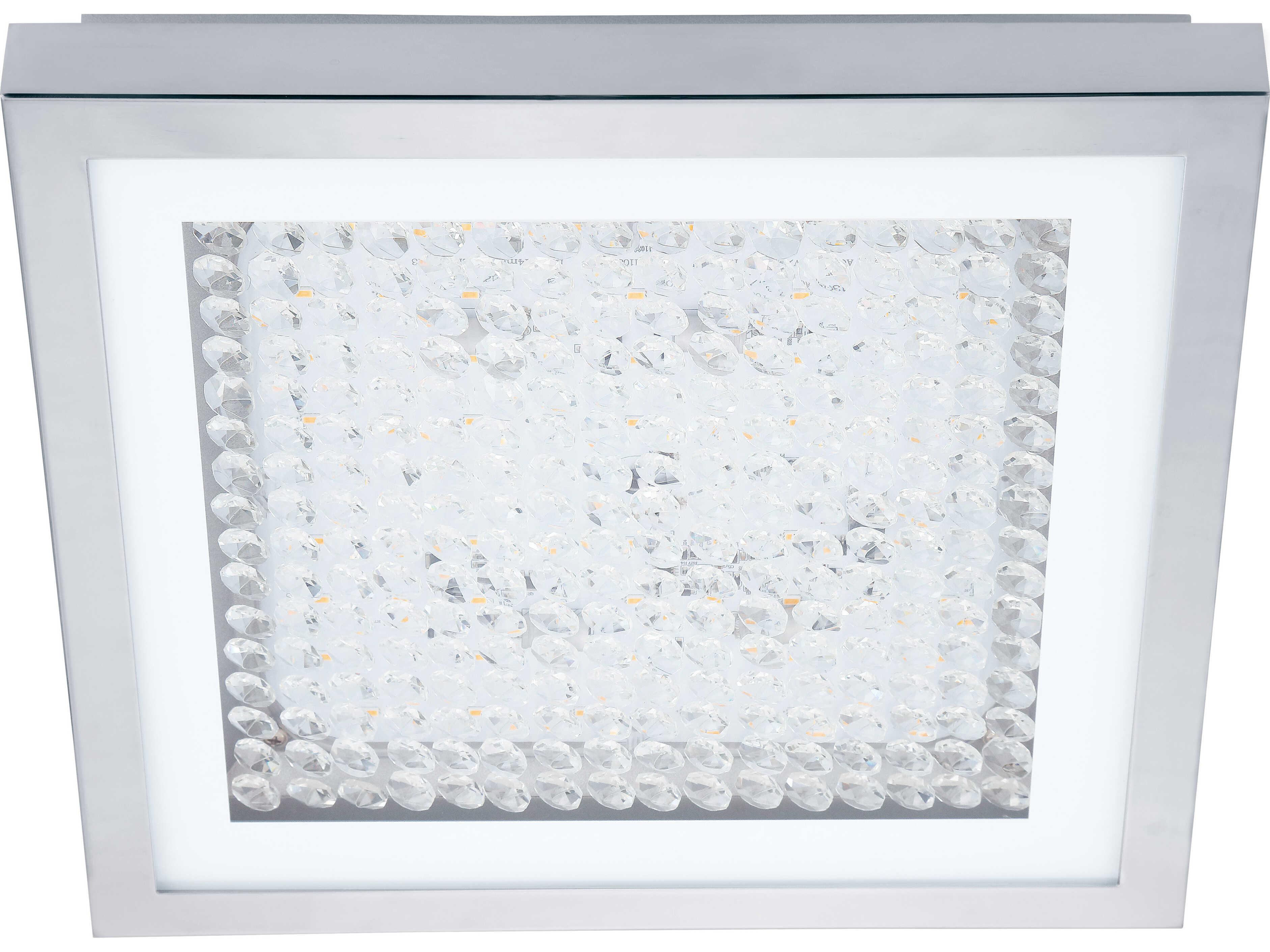 Eglo Acolla 1-Light Chrome Flush Mount
