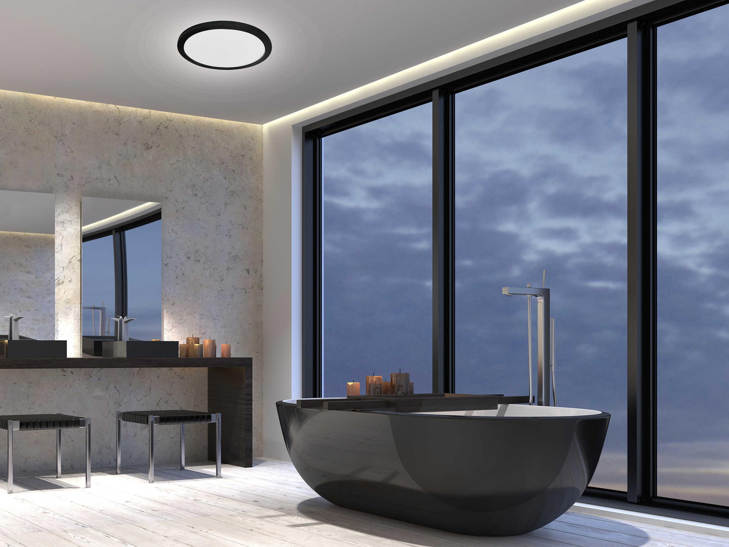 Eglo Trago Black Chrome Magnetic Trim