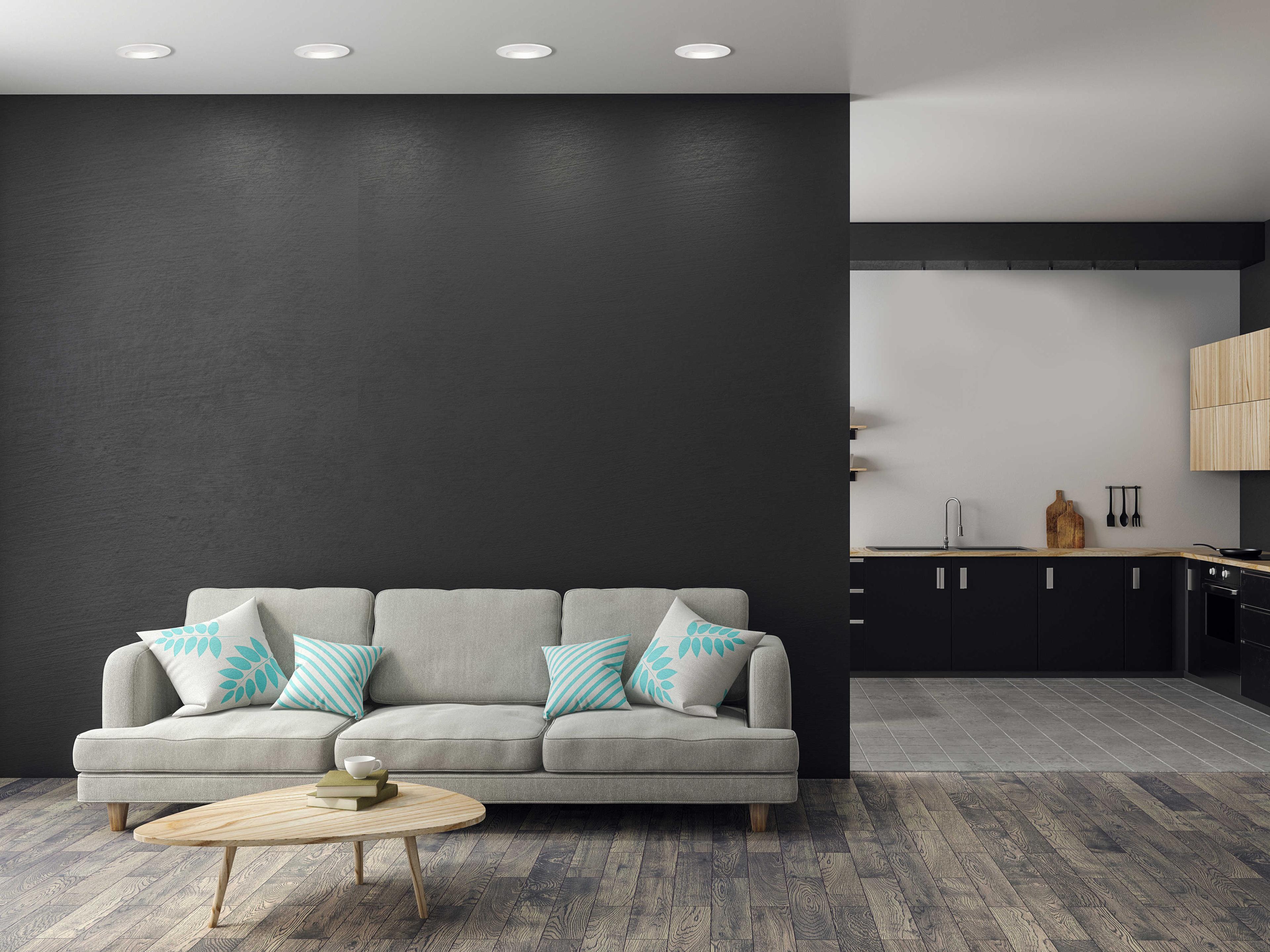 Eglo Retro Fit 1-Light White Round Recessed Light