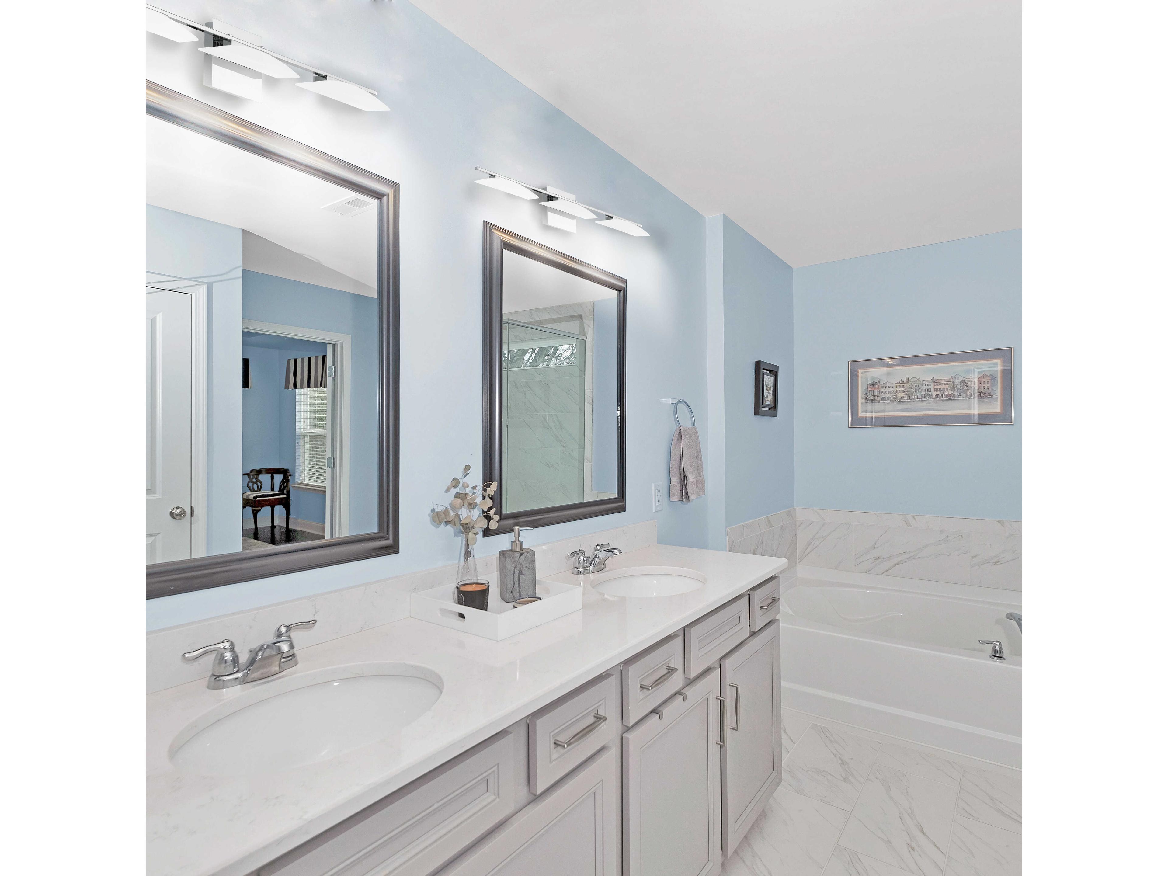 Eglo Matrass 3-Light Chrome Vanity Light