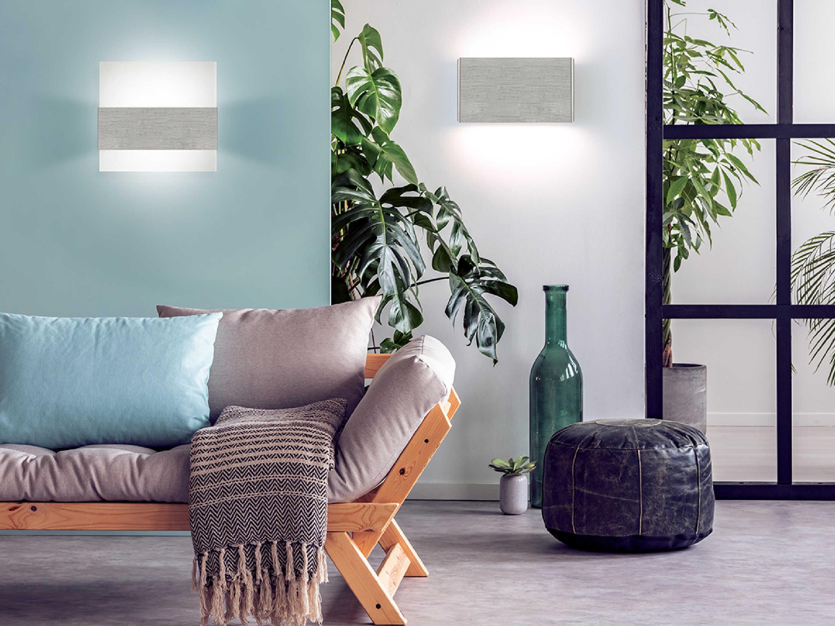 Eglo Nikita 1-Light Matte Nickel Wall Sconce