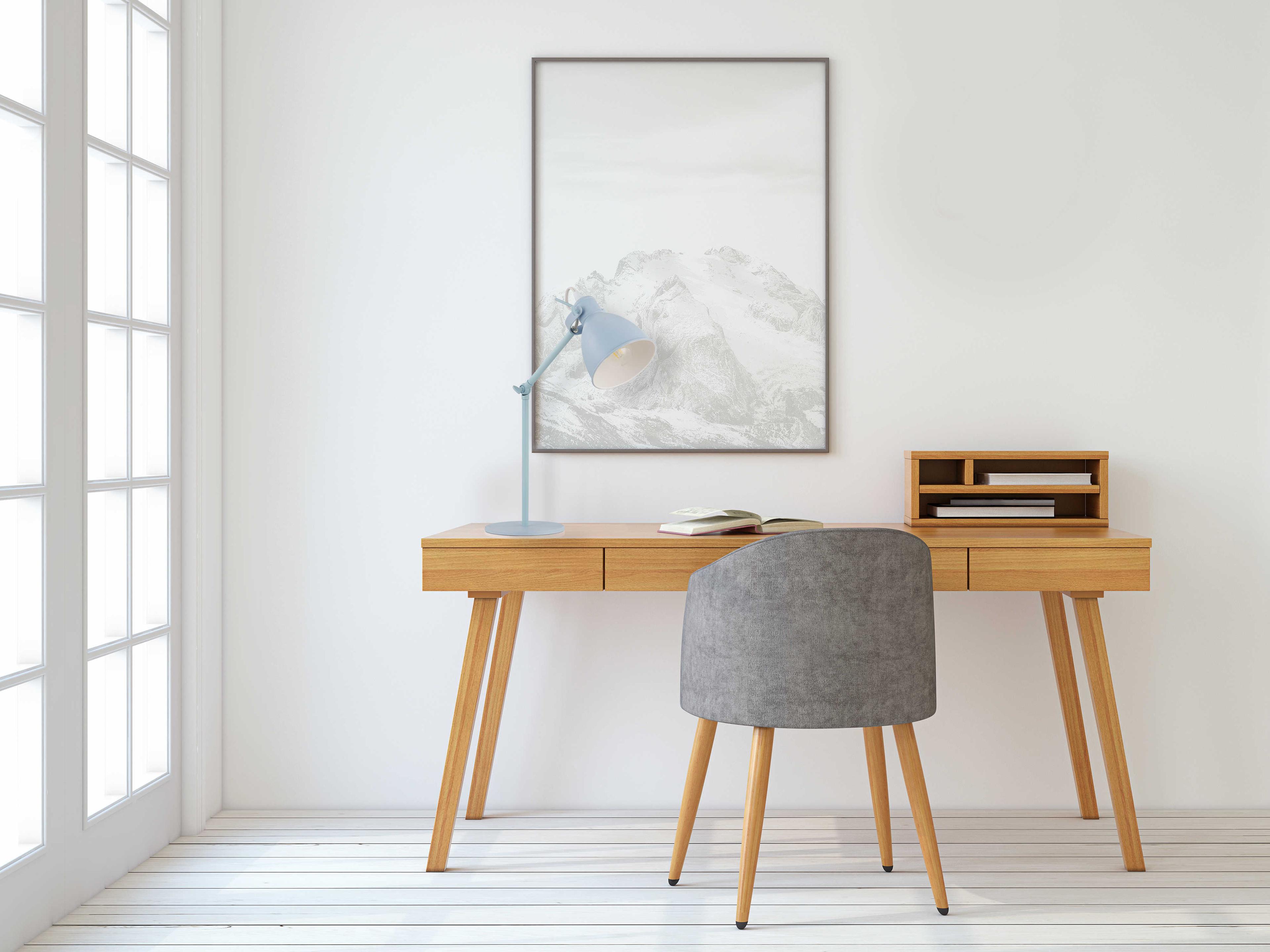 Eglo Priddy Pastel Light Blue Metal Desk Lamp