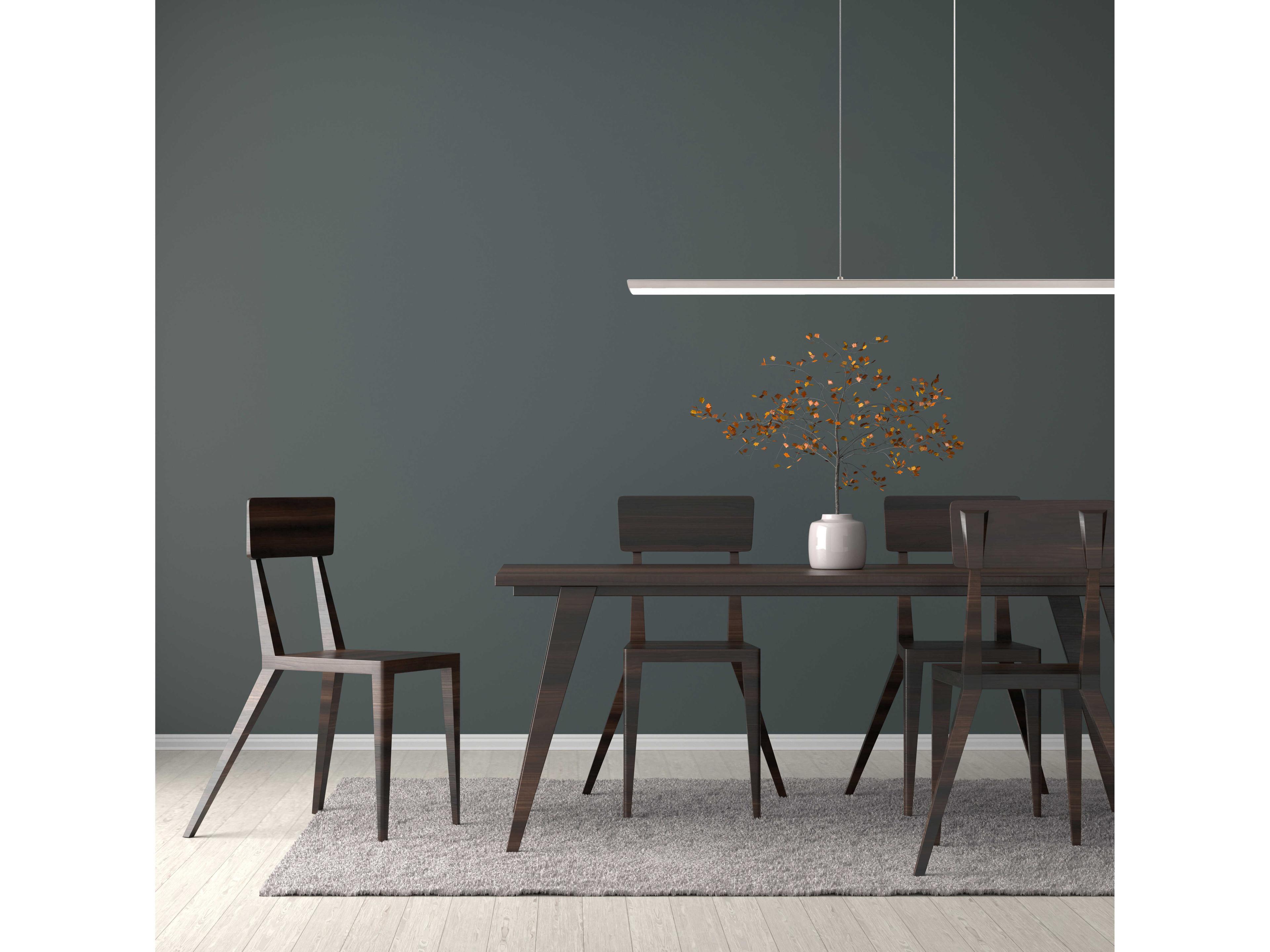 Eglo Pellaro 1-Light Matte Nickel Linear Island Pendant