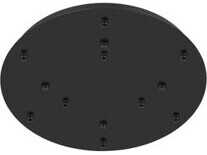 Eglo Canopy Black 9-Light Round Canopy