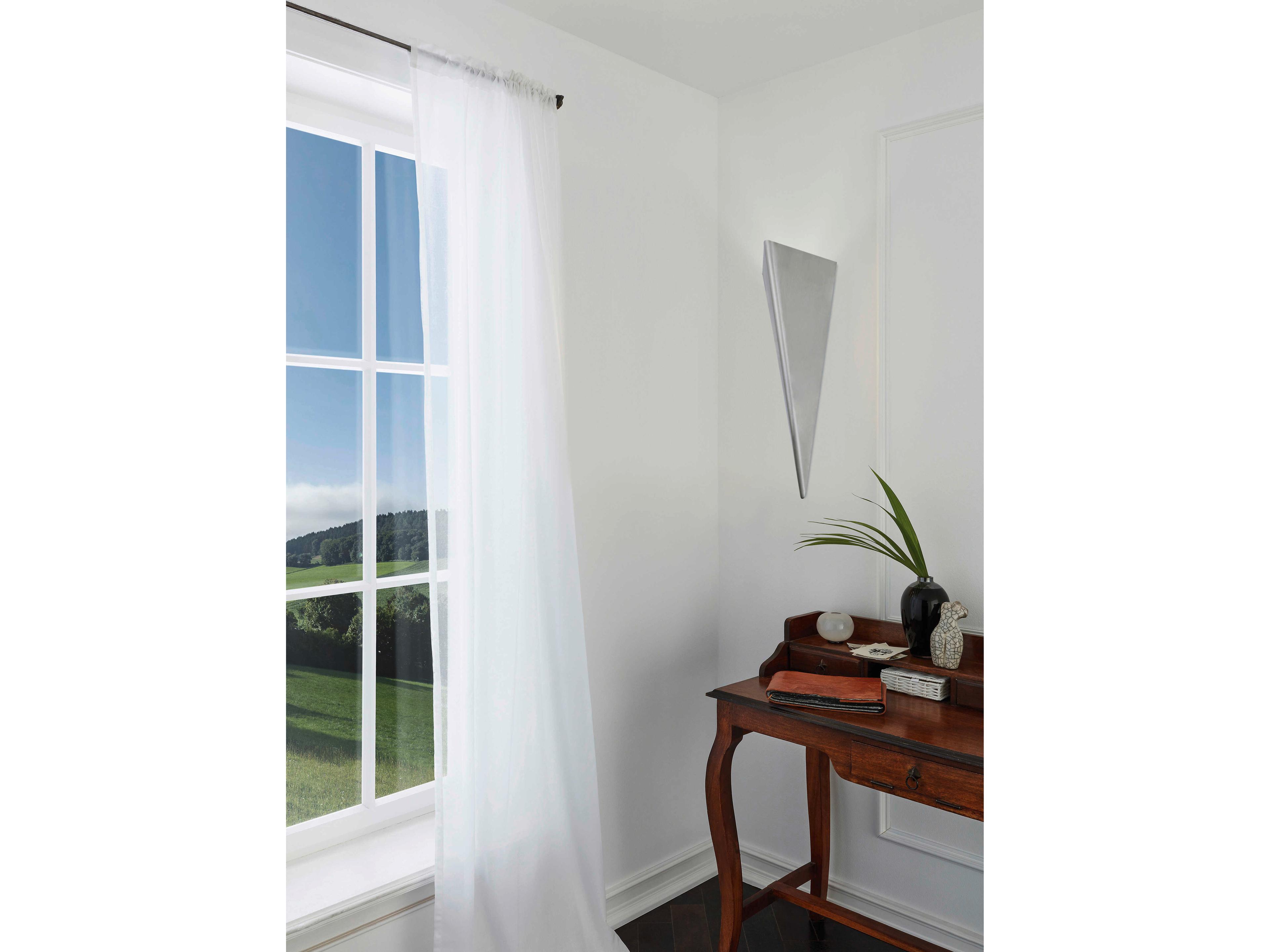 Eglo Trigo 1-Light Stainless Steel Wall Sconce