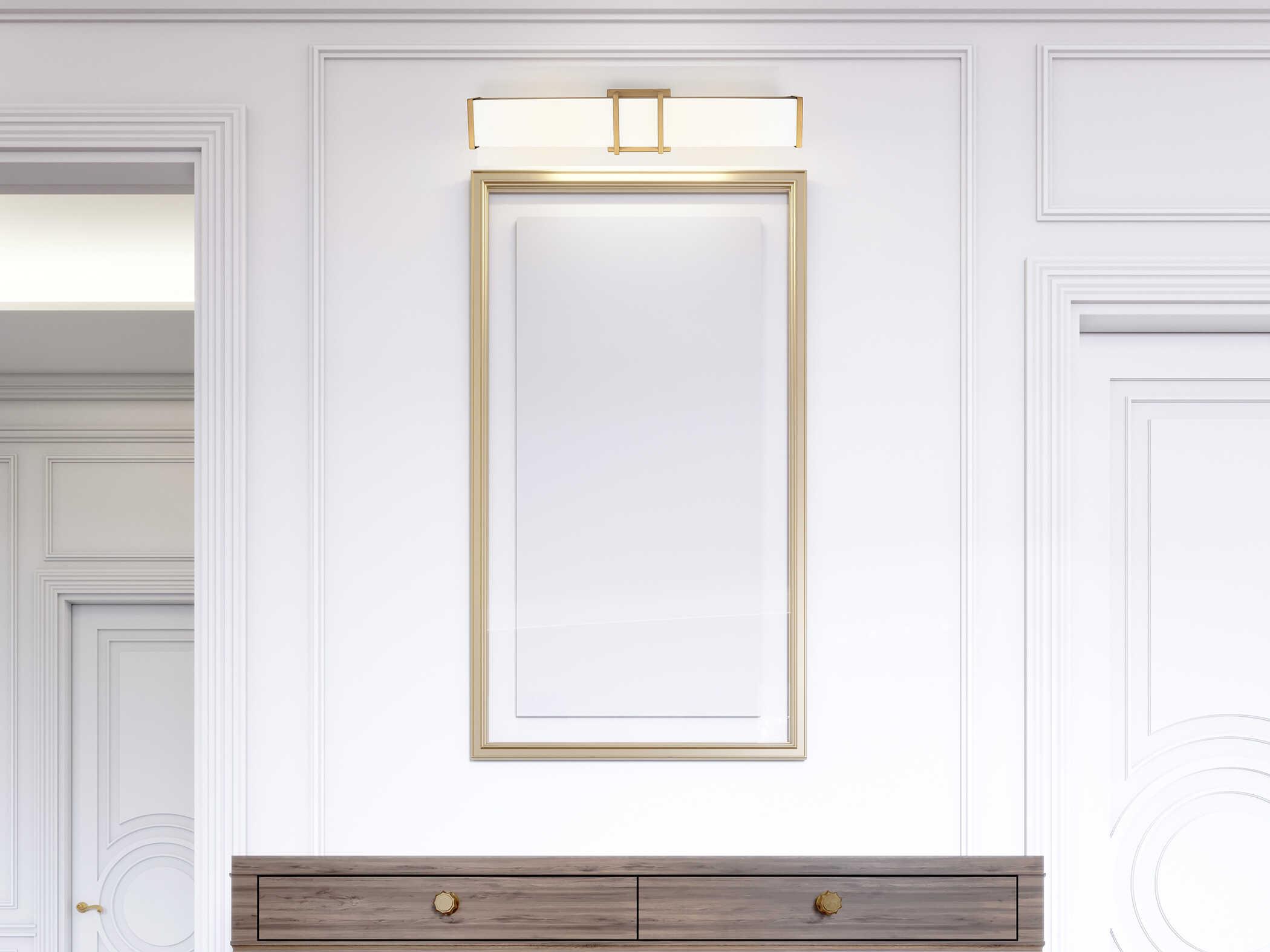 Eglo Tomero 1-Light Brushed Gold Vanity Light