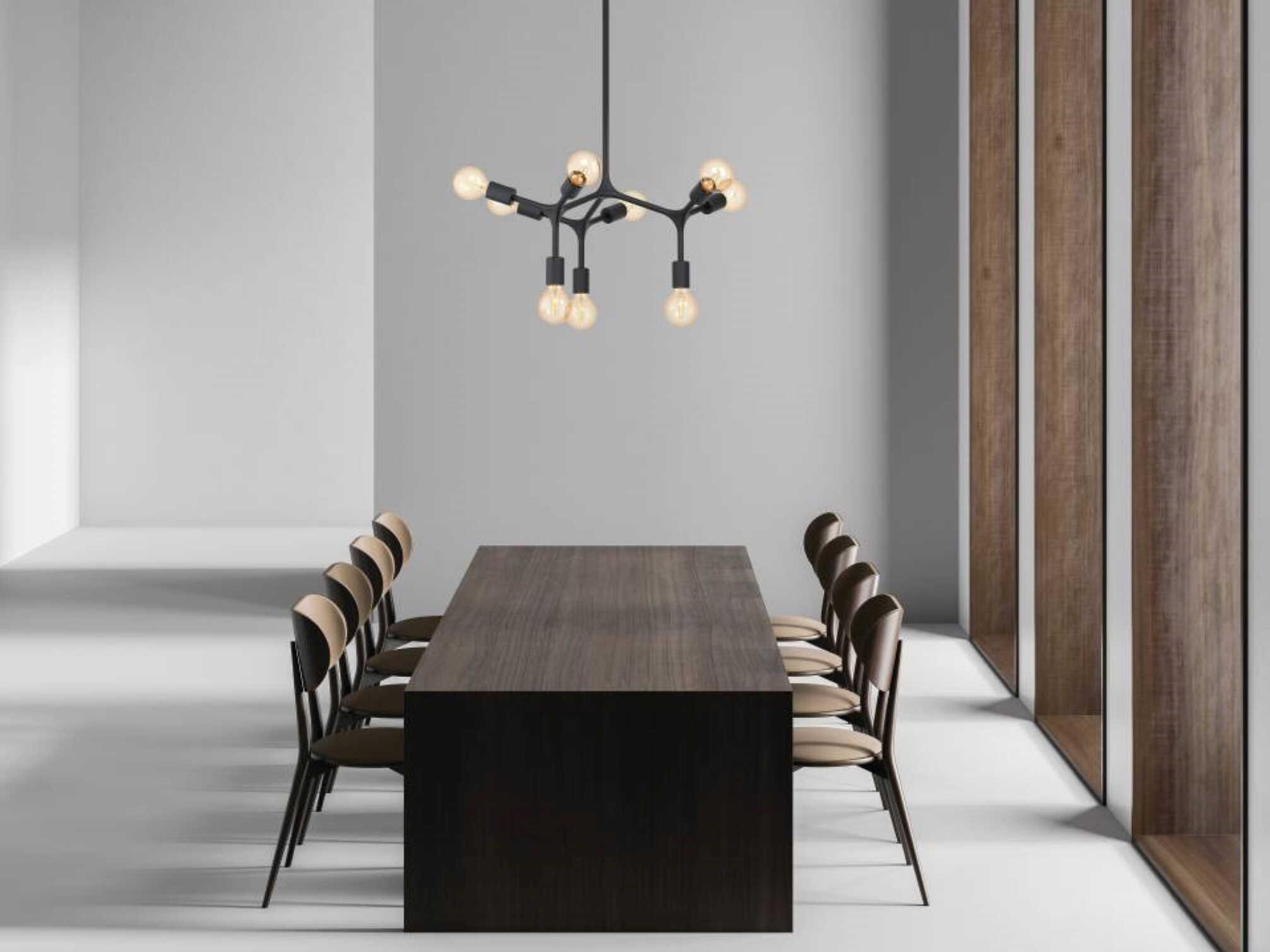 Eglo Bocadella 9-Light Black Pendant