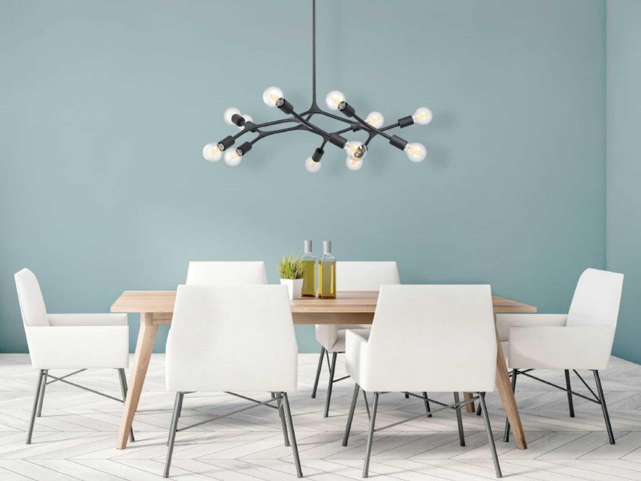 Eglo Bocadella 12-Light Black Pendant