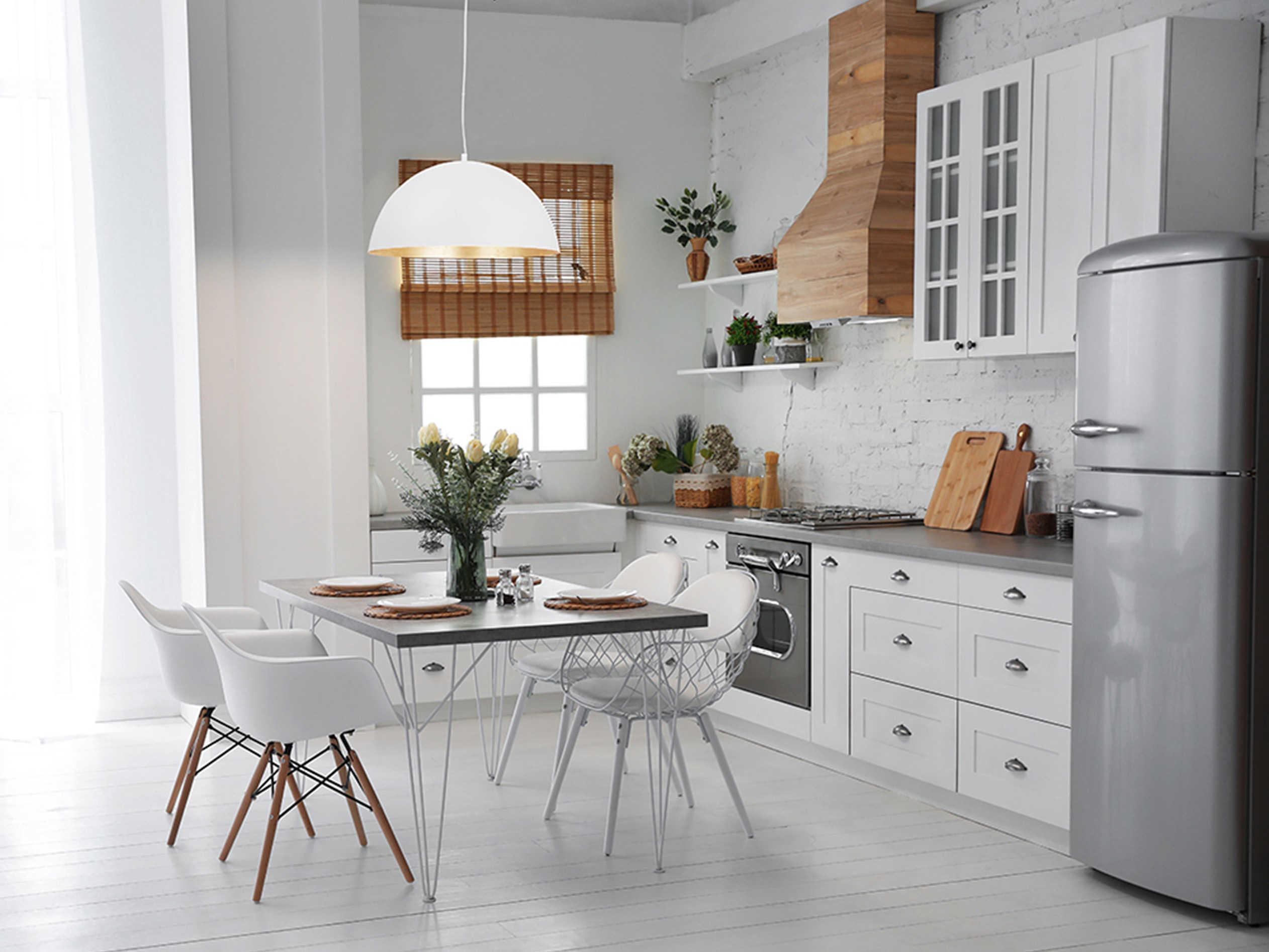 Eglo Rafaelino 1-Light White Gold Dome Pendant