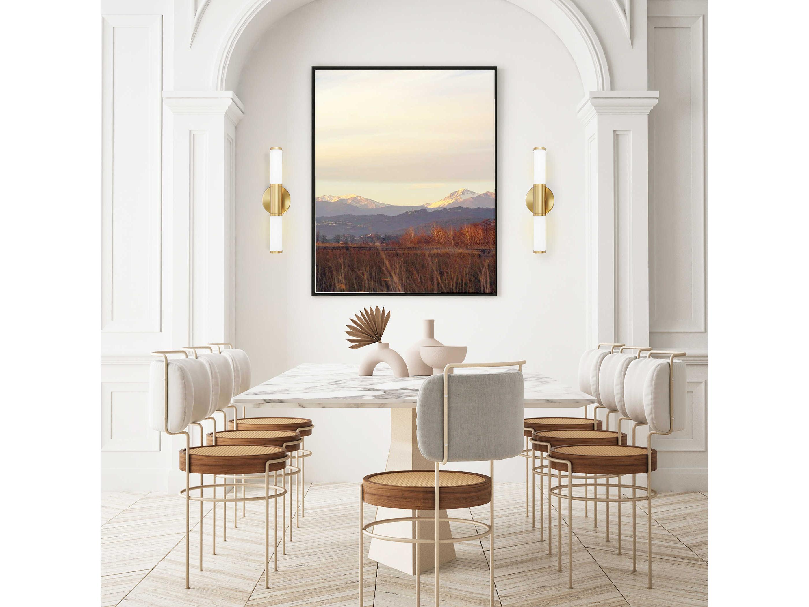 Eglo Palmera 2-Light Brushed Gold Vanity Light