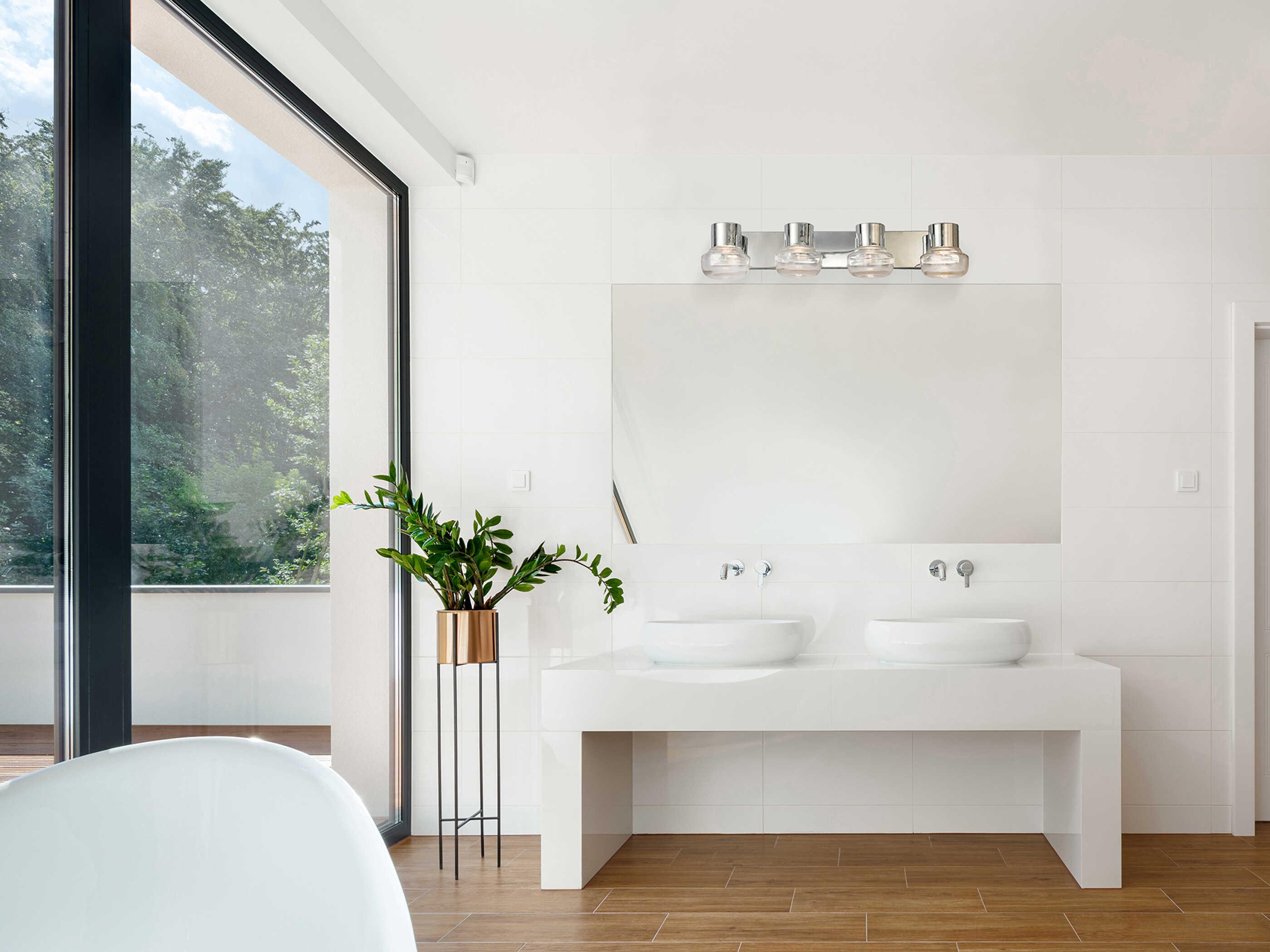 Eglo Belby 4-Light Chrome Vanity Light