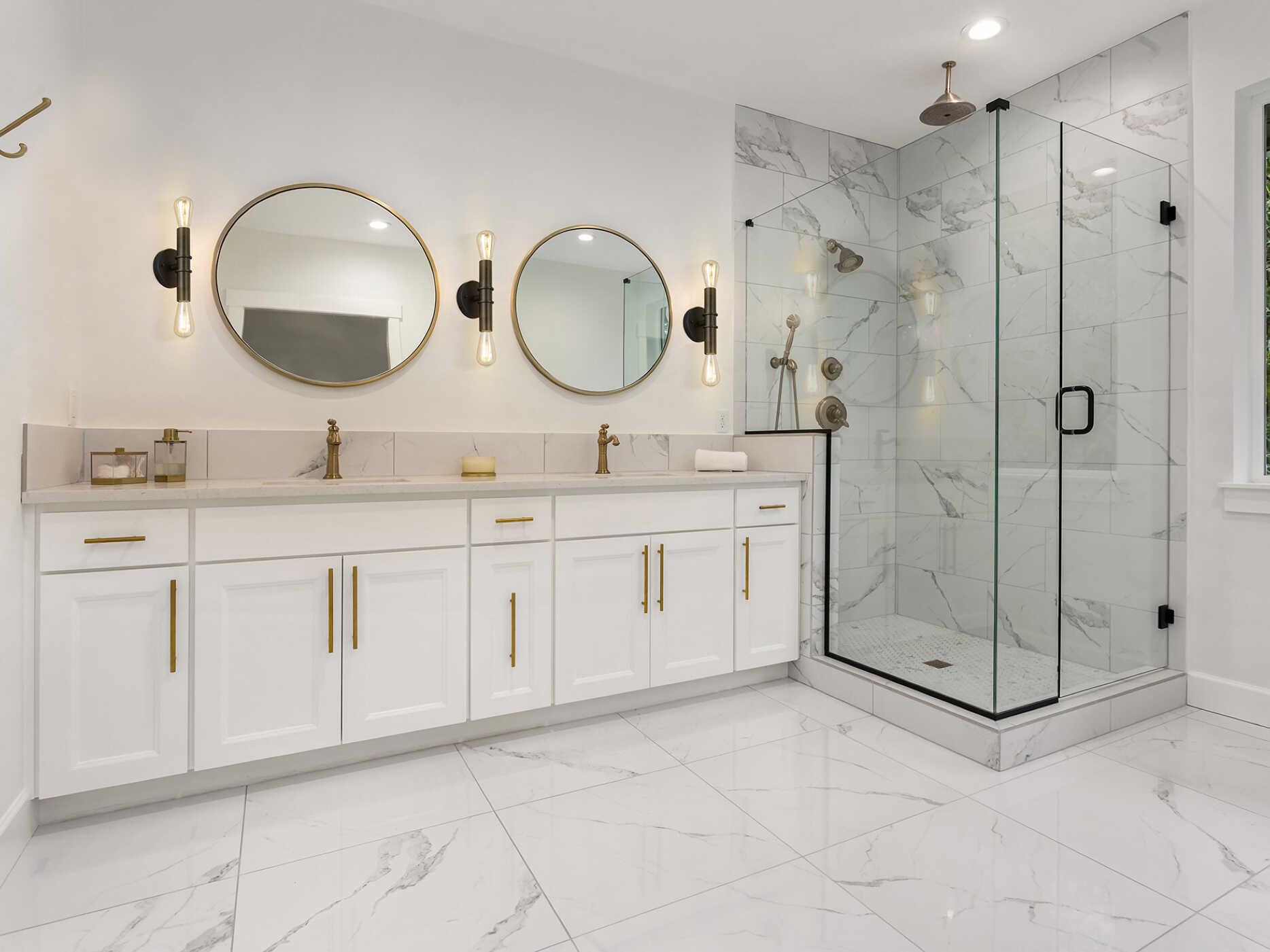 Eglo Drucker 2-Light Black Vanity Light