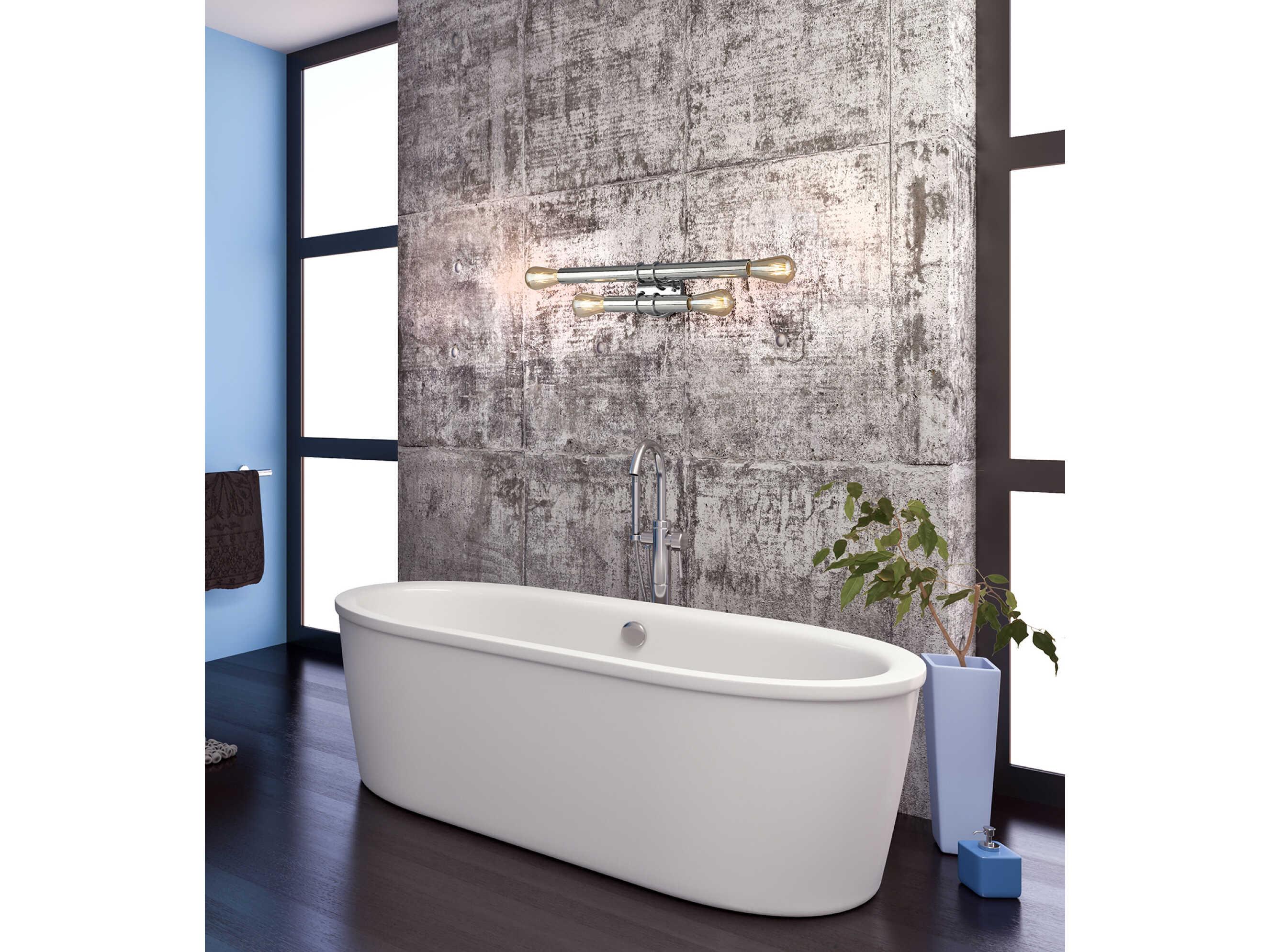 Eglo Drucker 4-Light Chrome Vanity Light