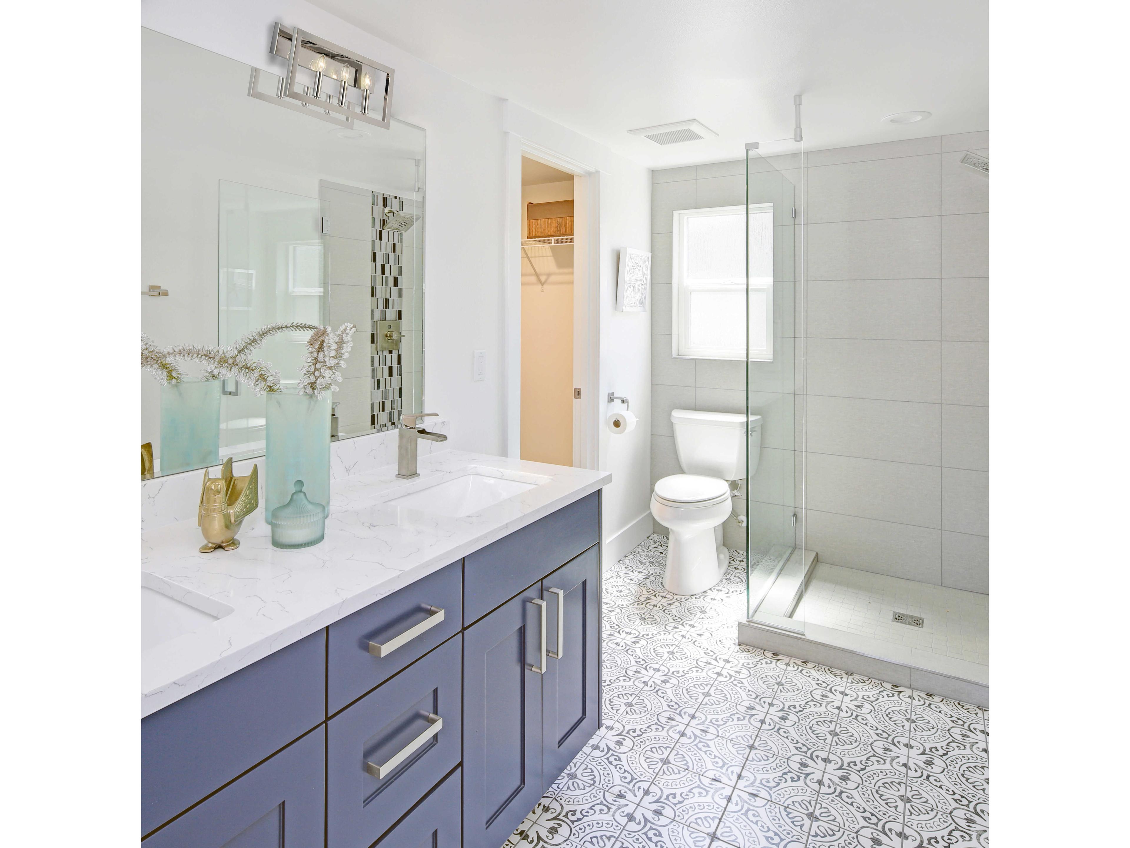 Eglo Jordan 3-Light Satin Nickel Vanity Light