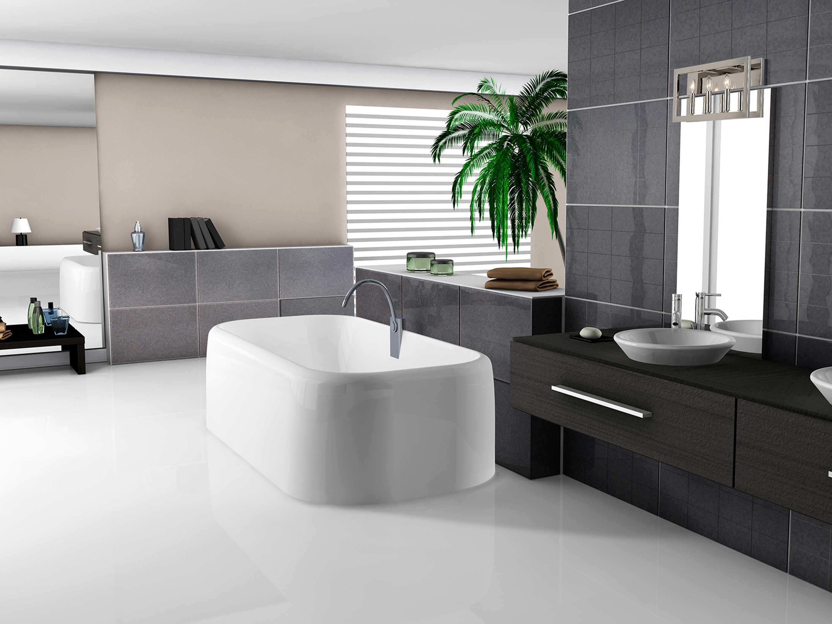 Eglo Jordan 3-Light Satin Nickel Vanity Light