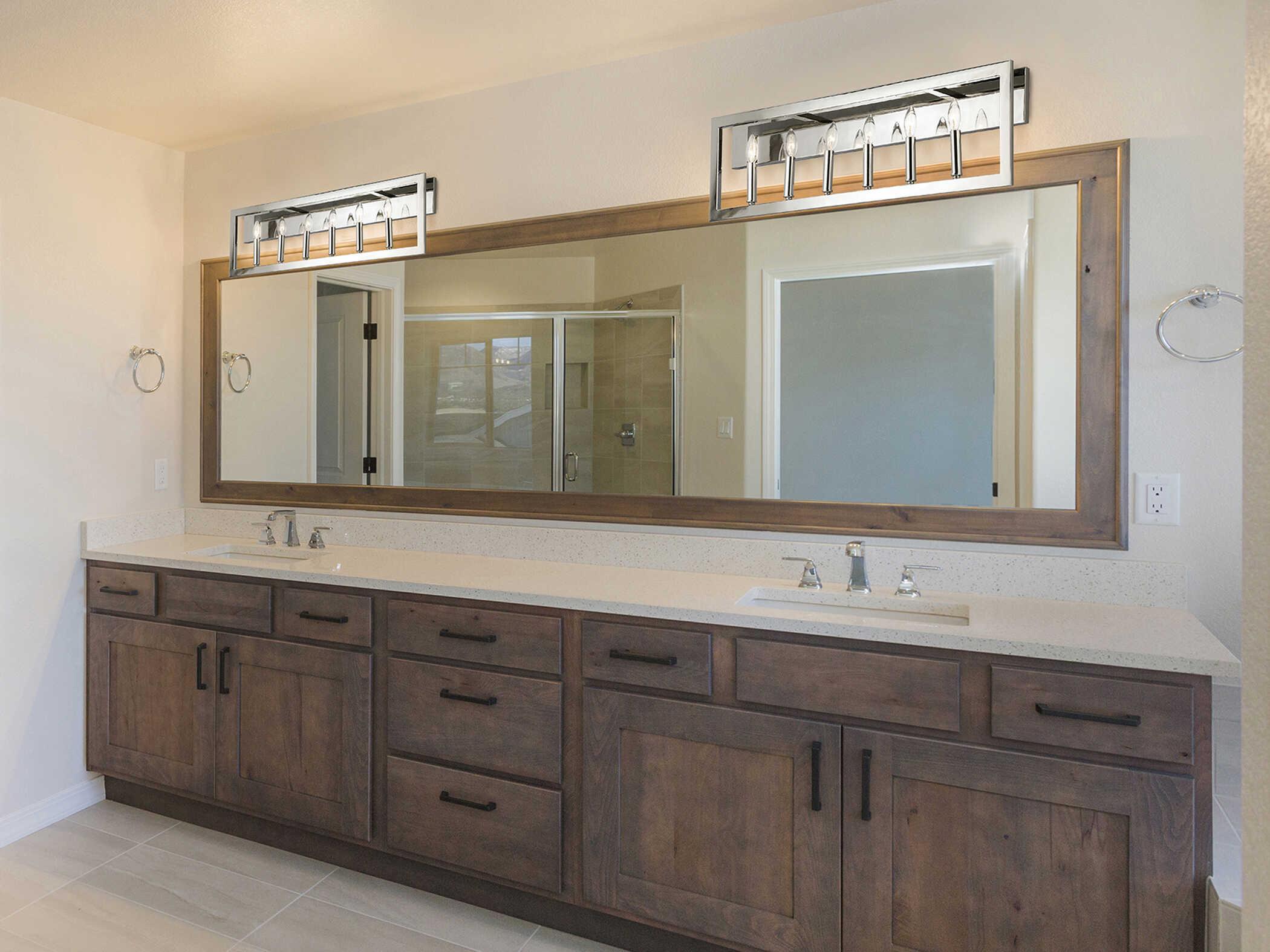 Eglo Jordan 6-Light Satin Nickel Vanity Light