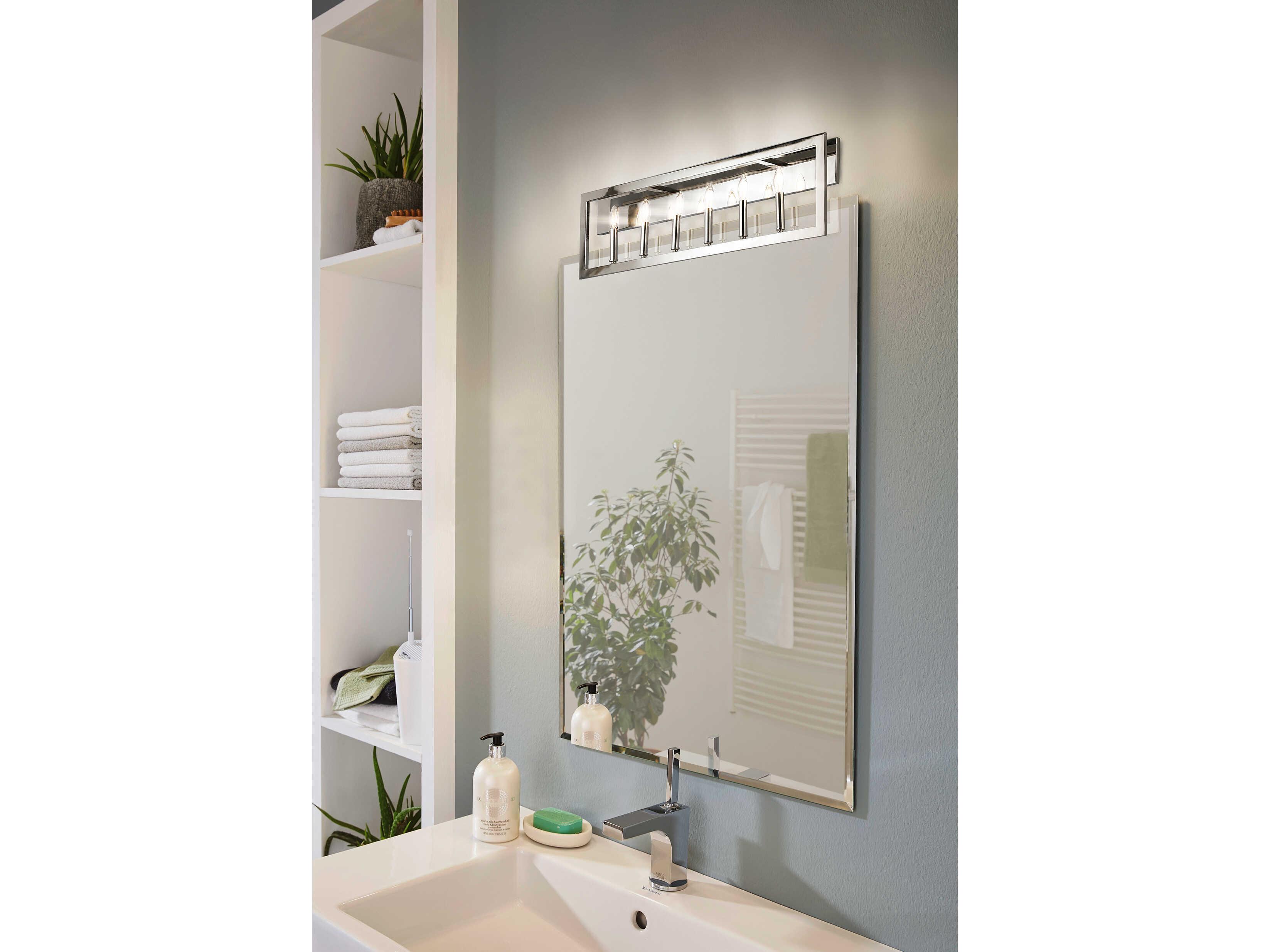 Eglo Jordan 6-Light Satin Nickel Vanity Light