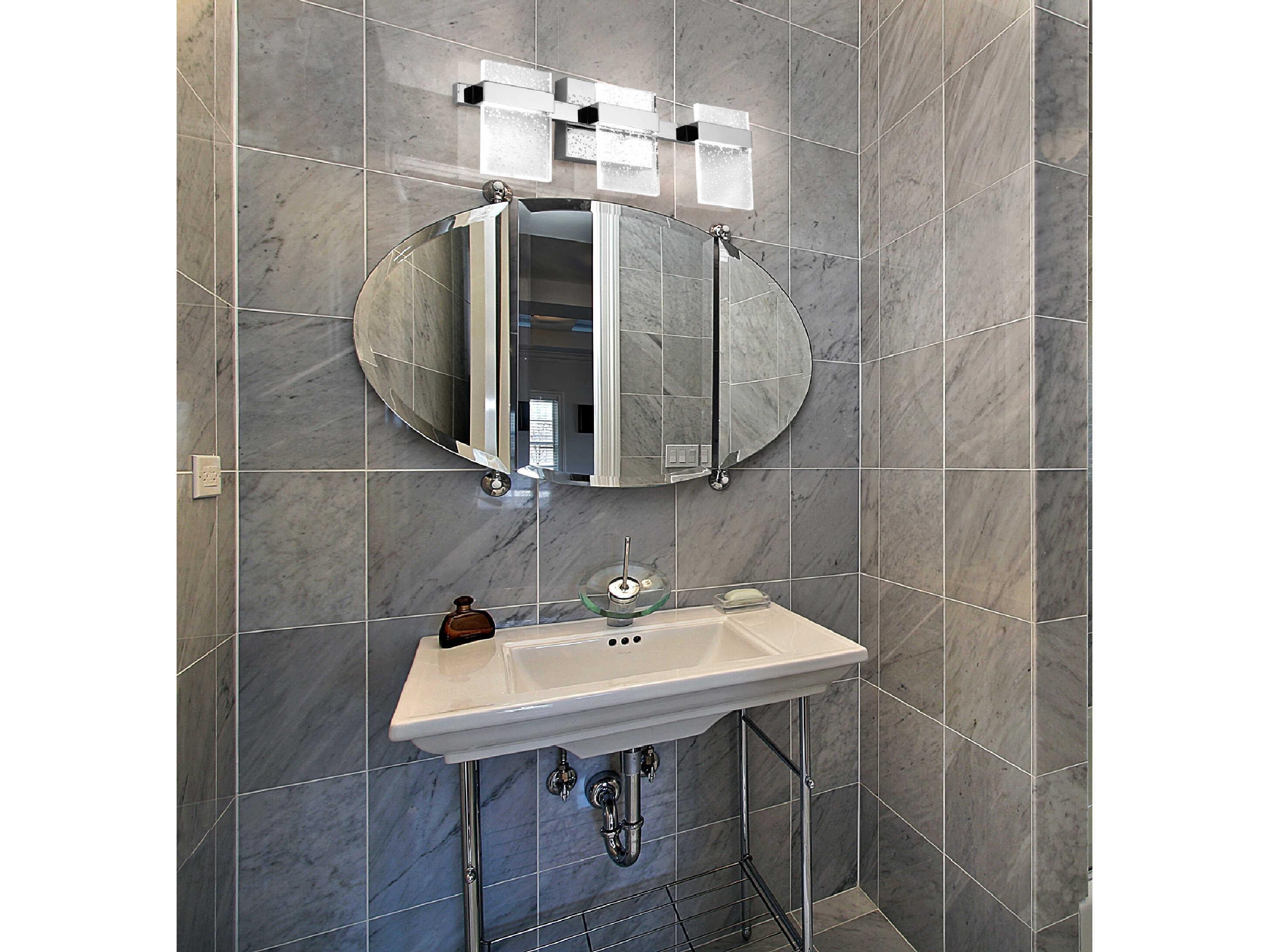 Eglo Madrona 3-Light Black Vanity Light