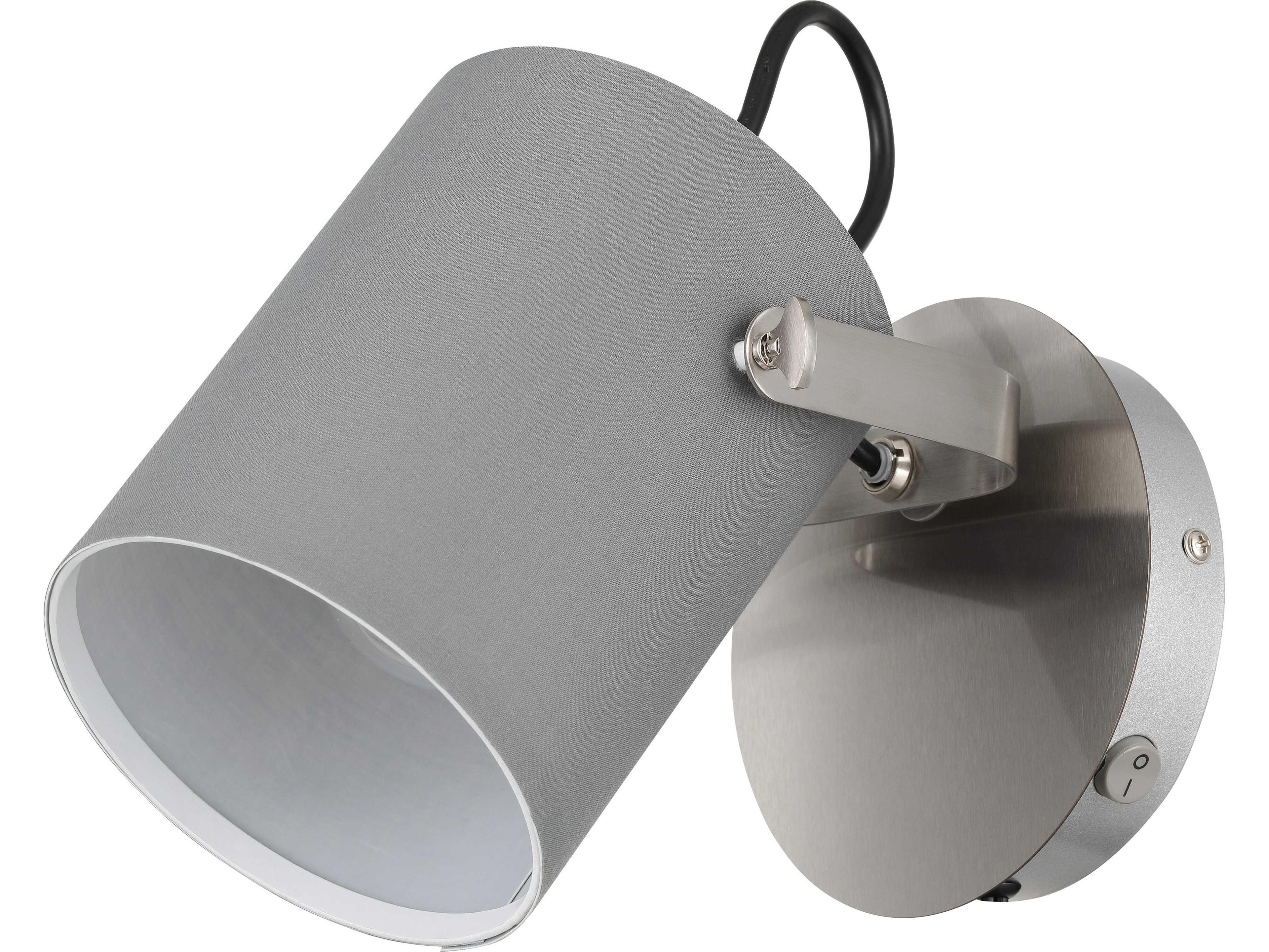 Eglo Villabate 1-Light Matte Nickel Wall Sconce