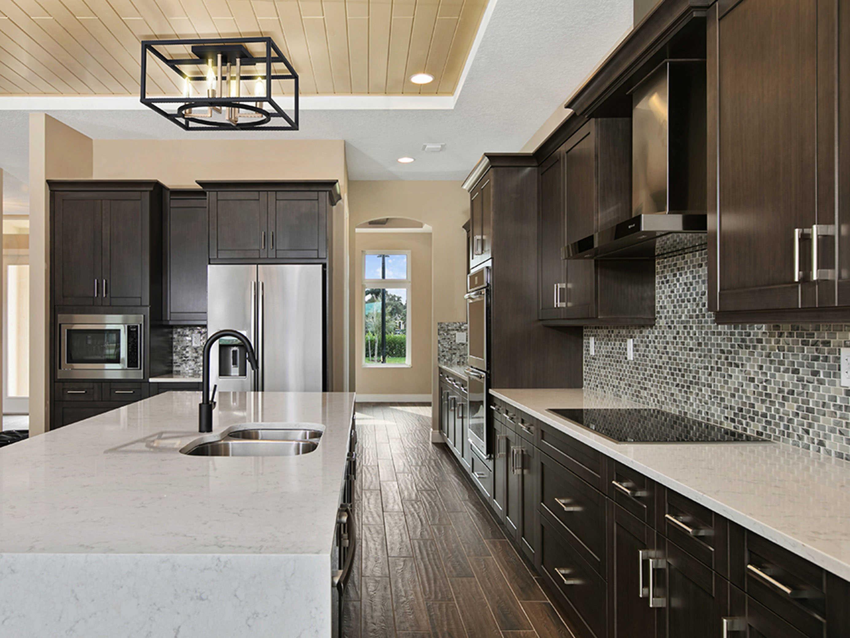 Eglo Mundazo 4-Light Black Brushed Gold Flush Mount