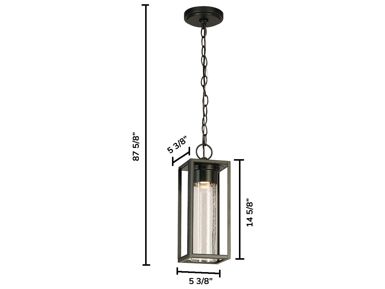 Eglo Walker Hill 1-Light Outdoor Hanging Light