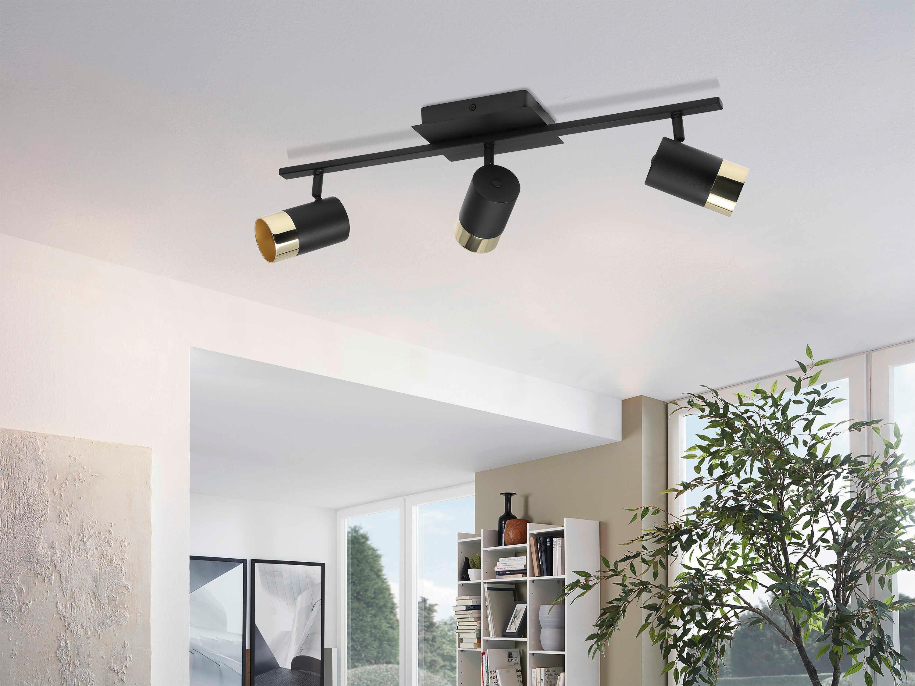 Eglo Tomares 3-Light Black Track & Rail Light