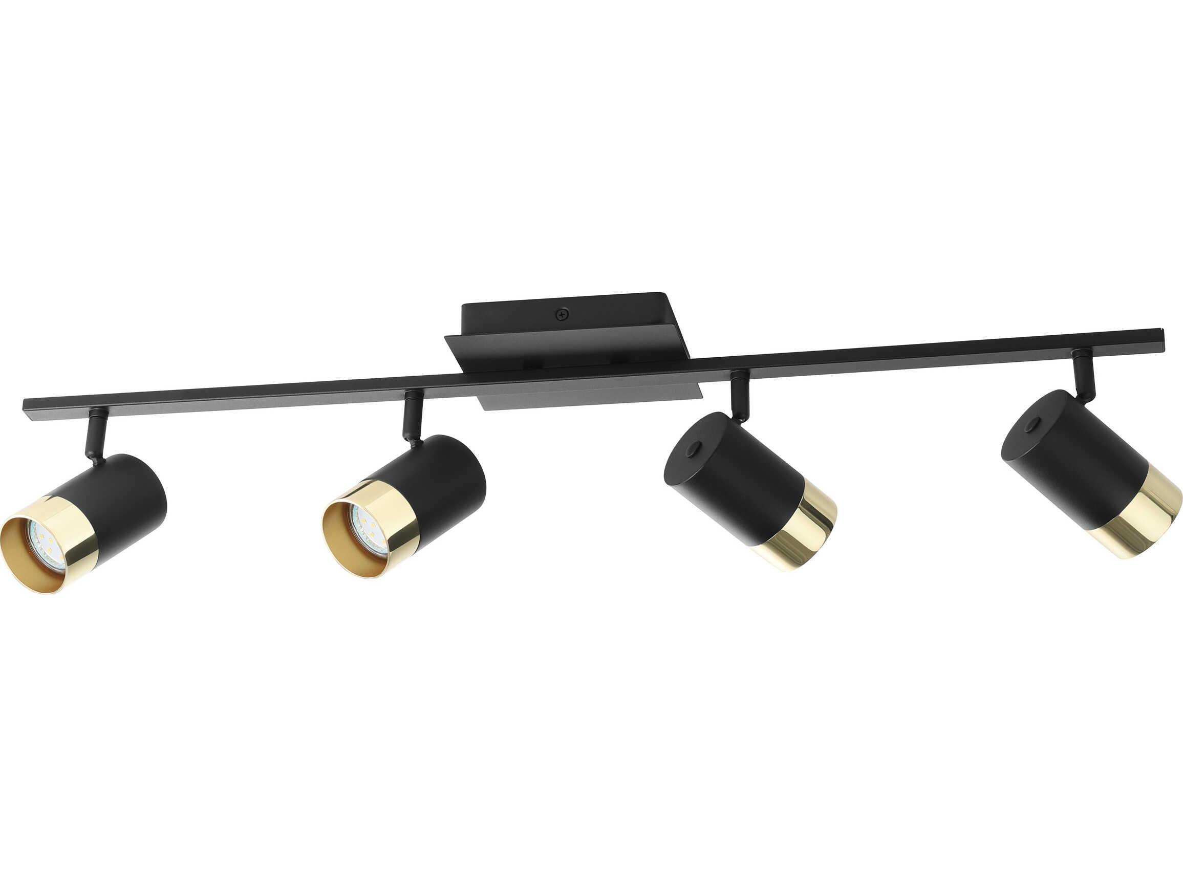 Eglo Tomares 4-Light Black Track & Rail Light