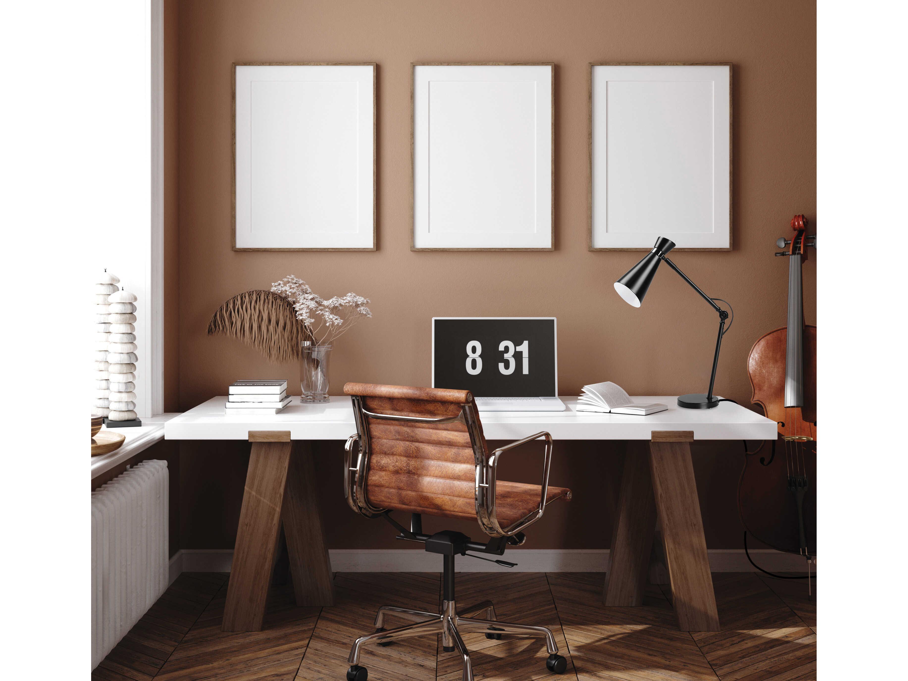 Eglo Sonresa Black White Metal Desk Lamp