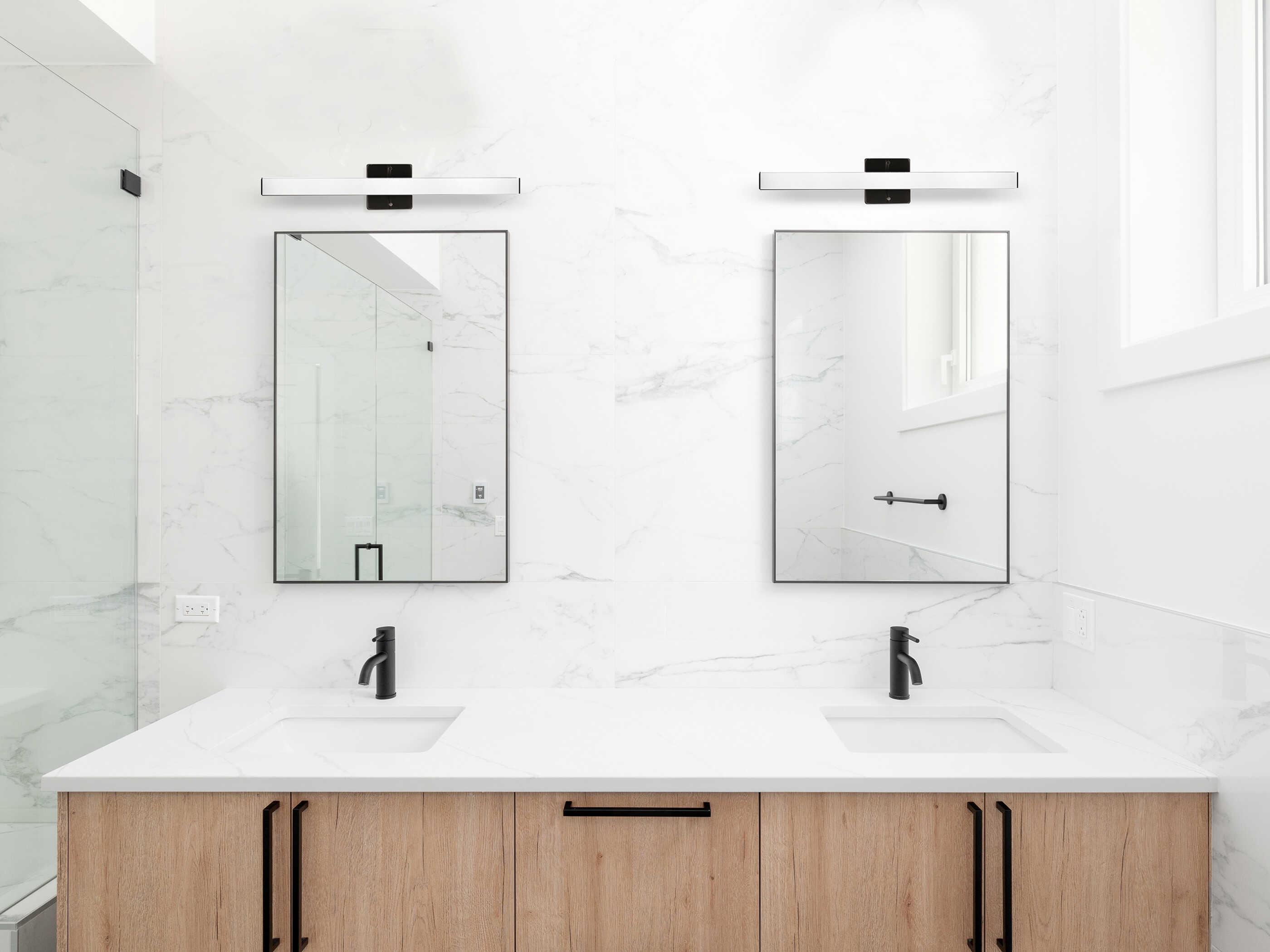 Eglo Torretta 1-Light Matte Black Vanity Light