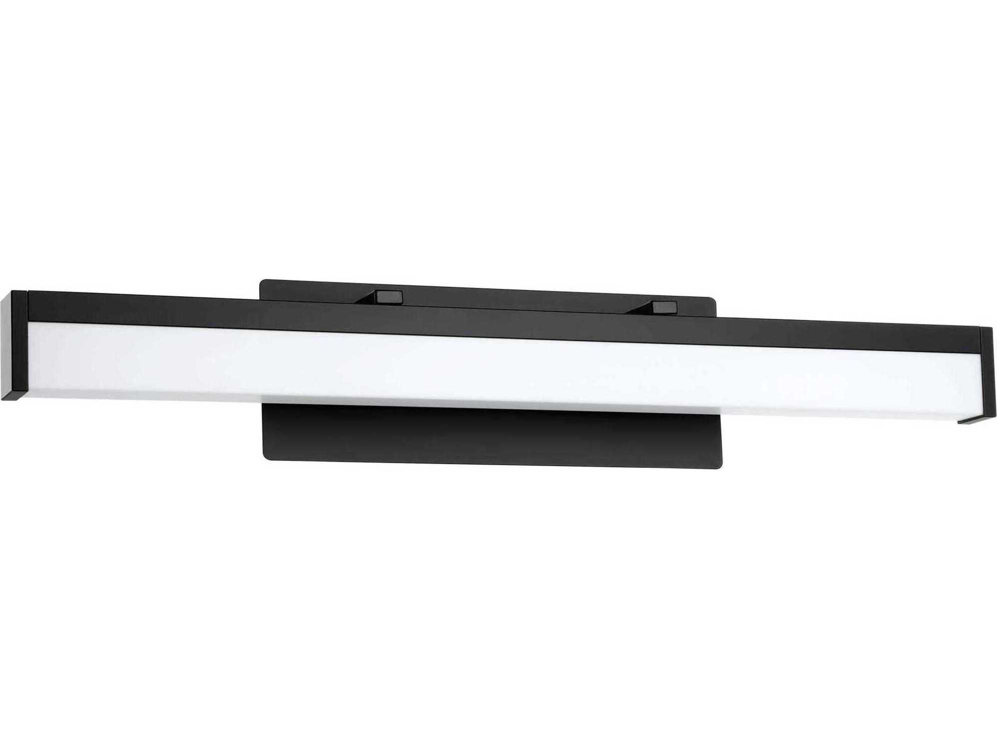 Eglo Hemlock 1-Light Matte Black Vanity Light
