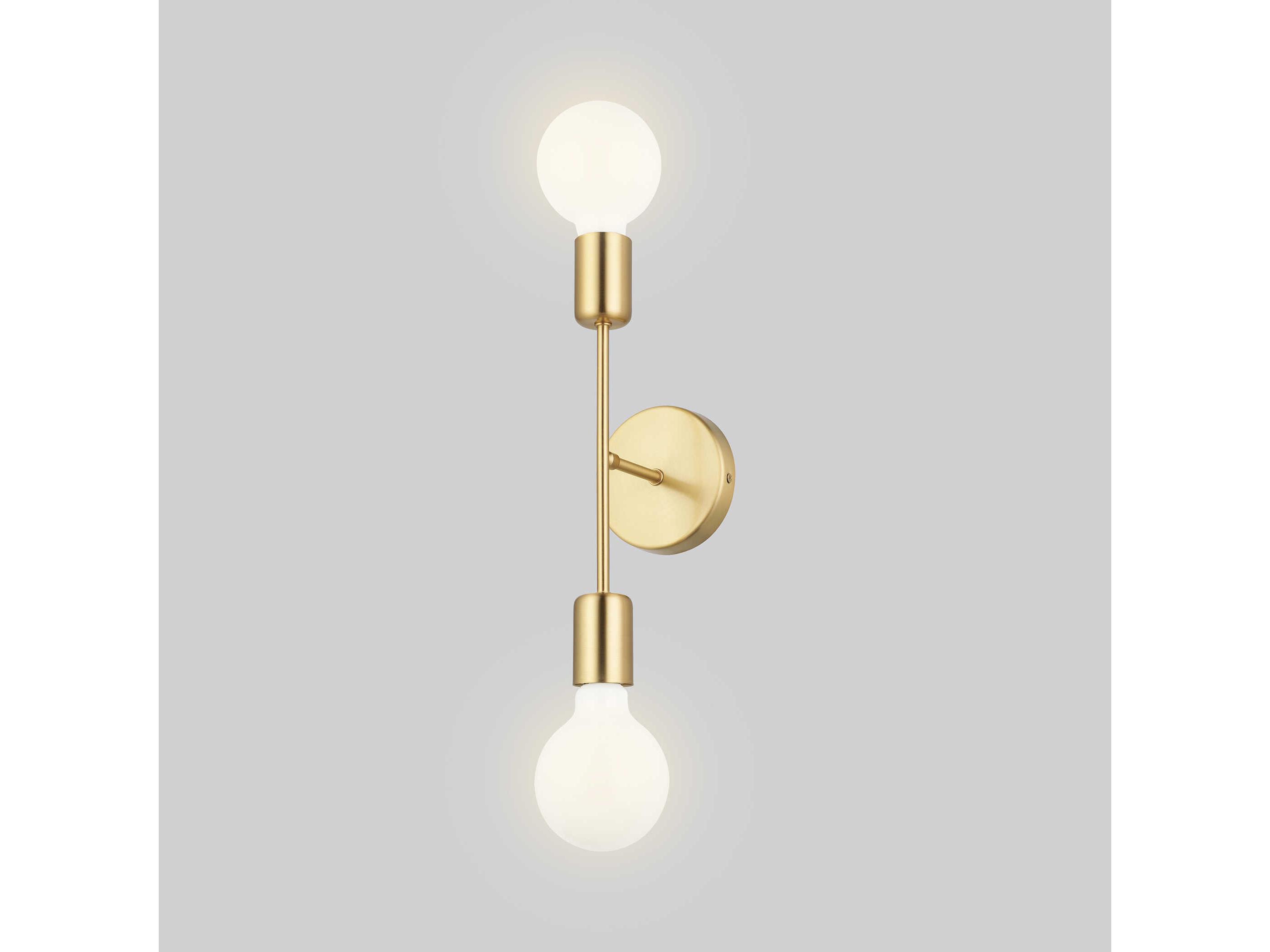 Eglo Avondale 2-Light Brushed Gold Wall Sconce