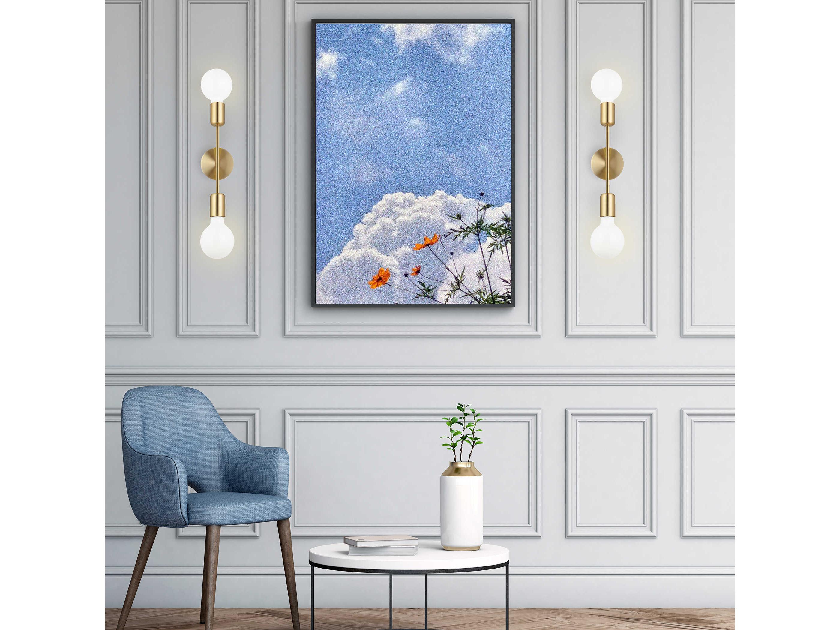 Eglo Avondale 2-Light Brushed Gold Wall Sconce