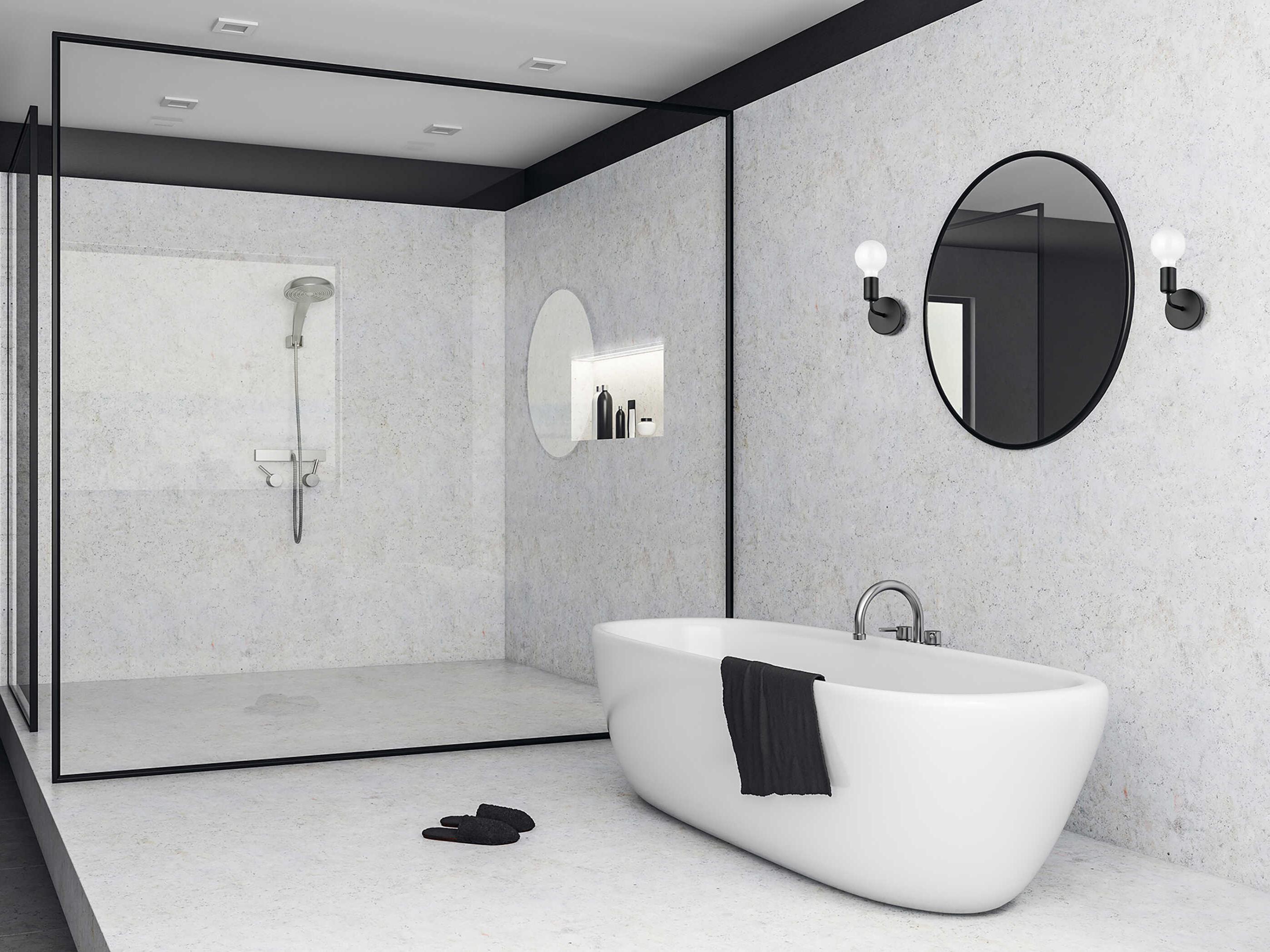 Eglo Avondale 1-Light Matte Black Wall Sconce